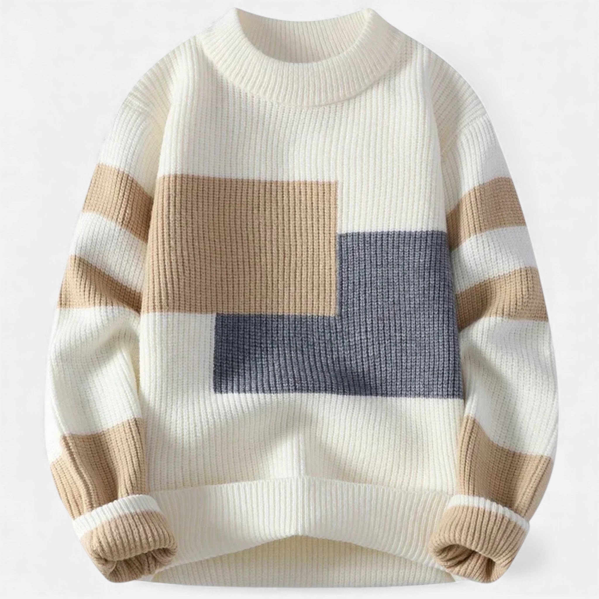 Maison Dresson | Women’s Slight-Stretch Knitted Cabled Sweater