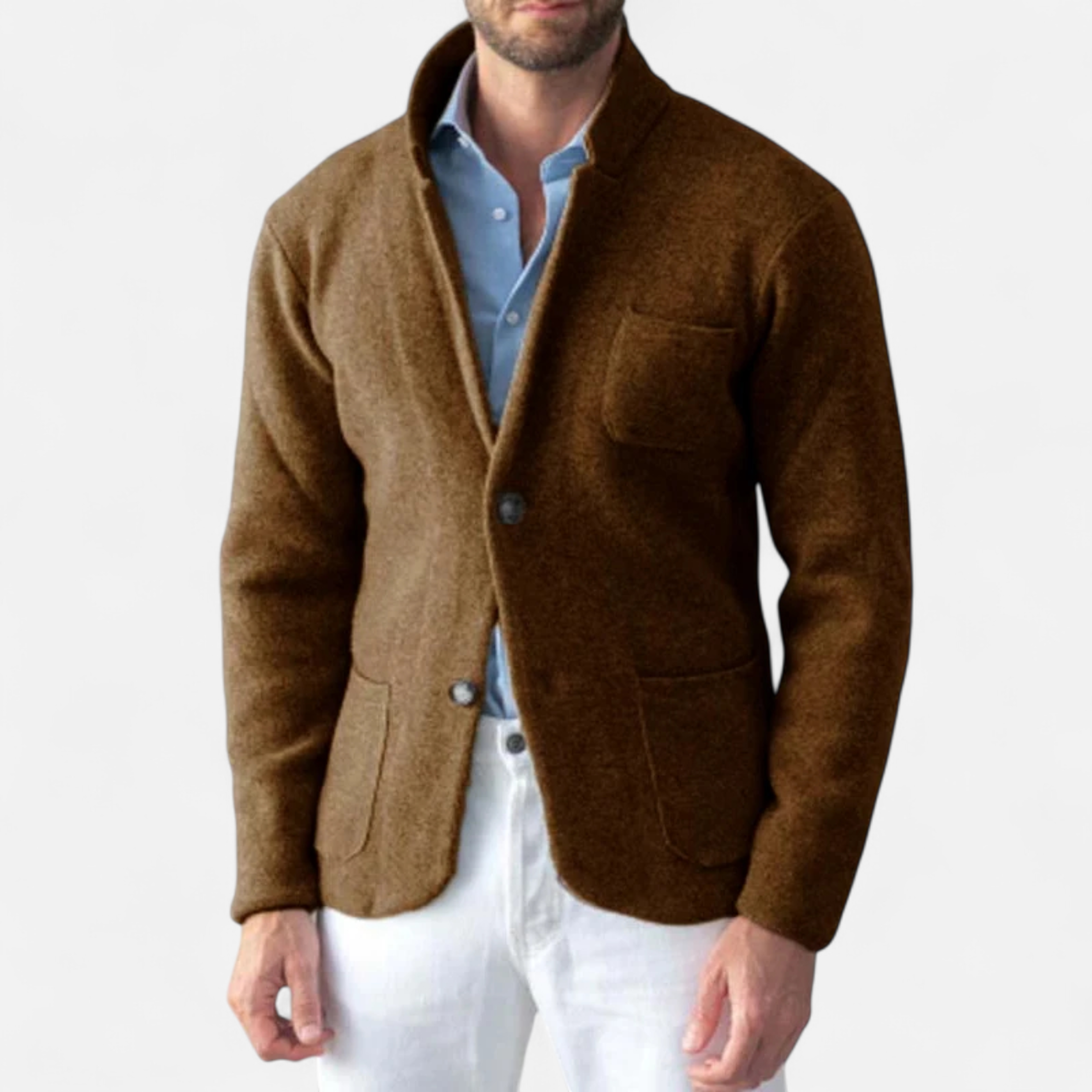 Maison Dresson | Men’s Vintage Wool Stand-Collar Jacket