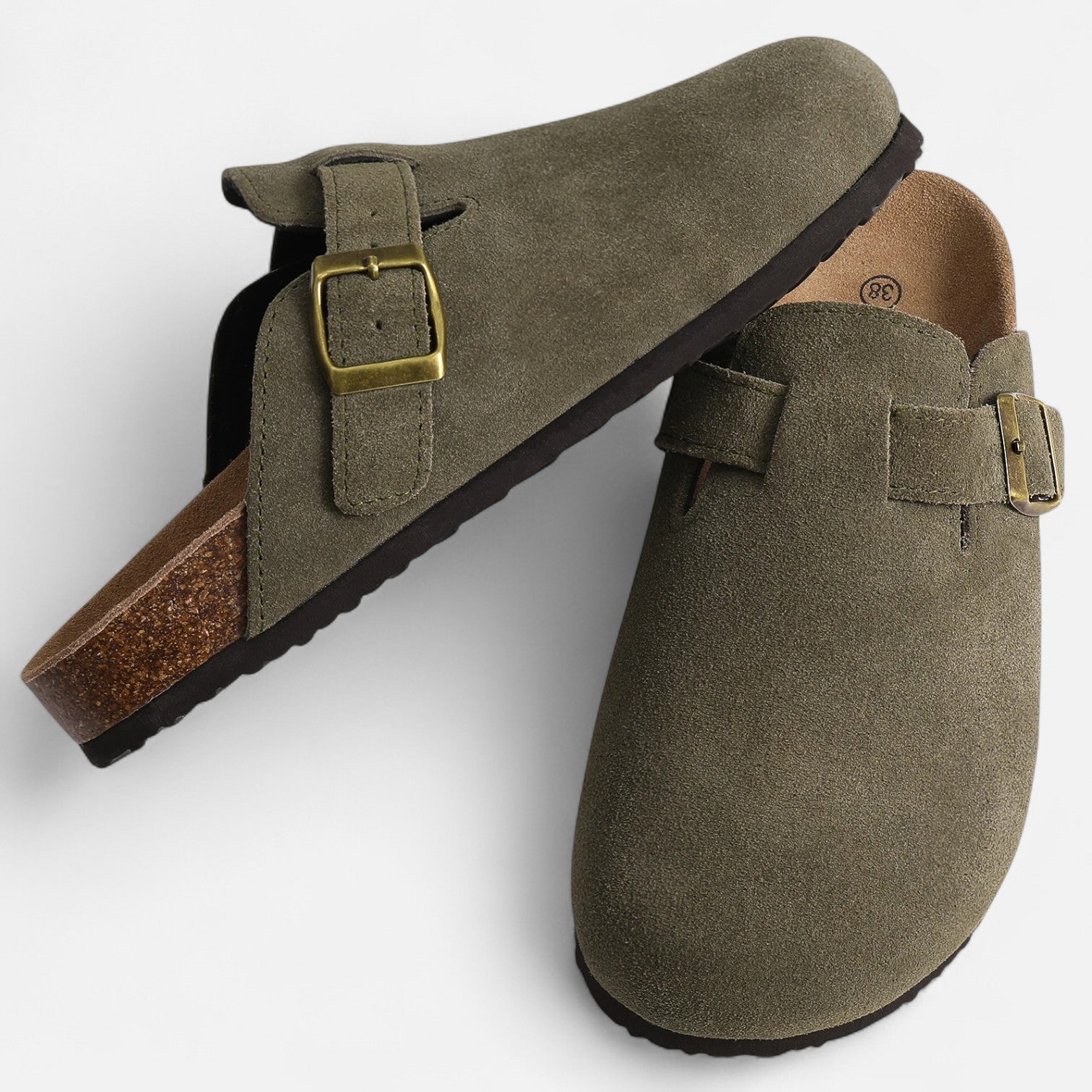 Maison Dresson | Men’s Suede Mules – Sculpted Clog-Inspired Comfort