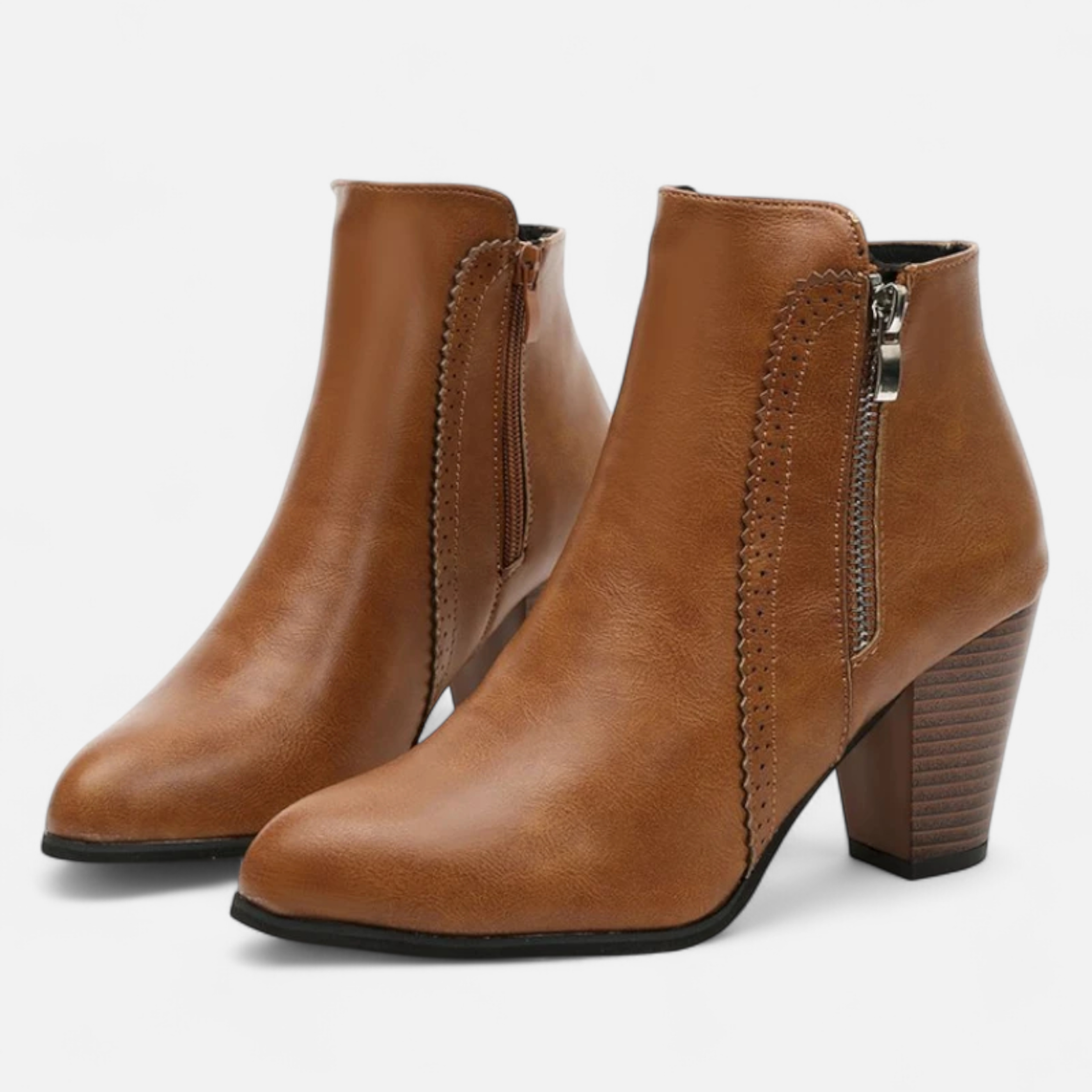 Maison Dresson | Women’s Retro Zip-Heel Boots