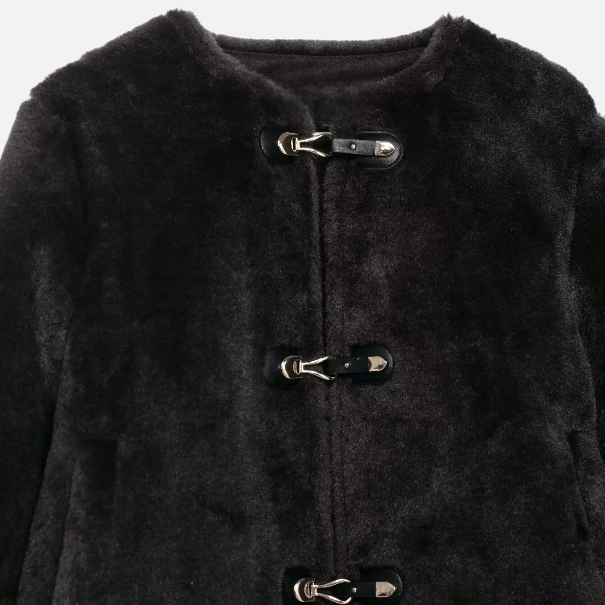 Maison Dresson | Women’s Faux Fur Toggle Button Jacket