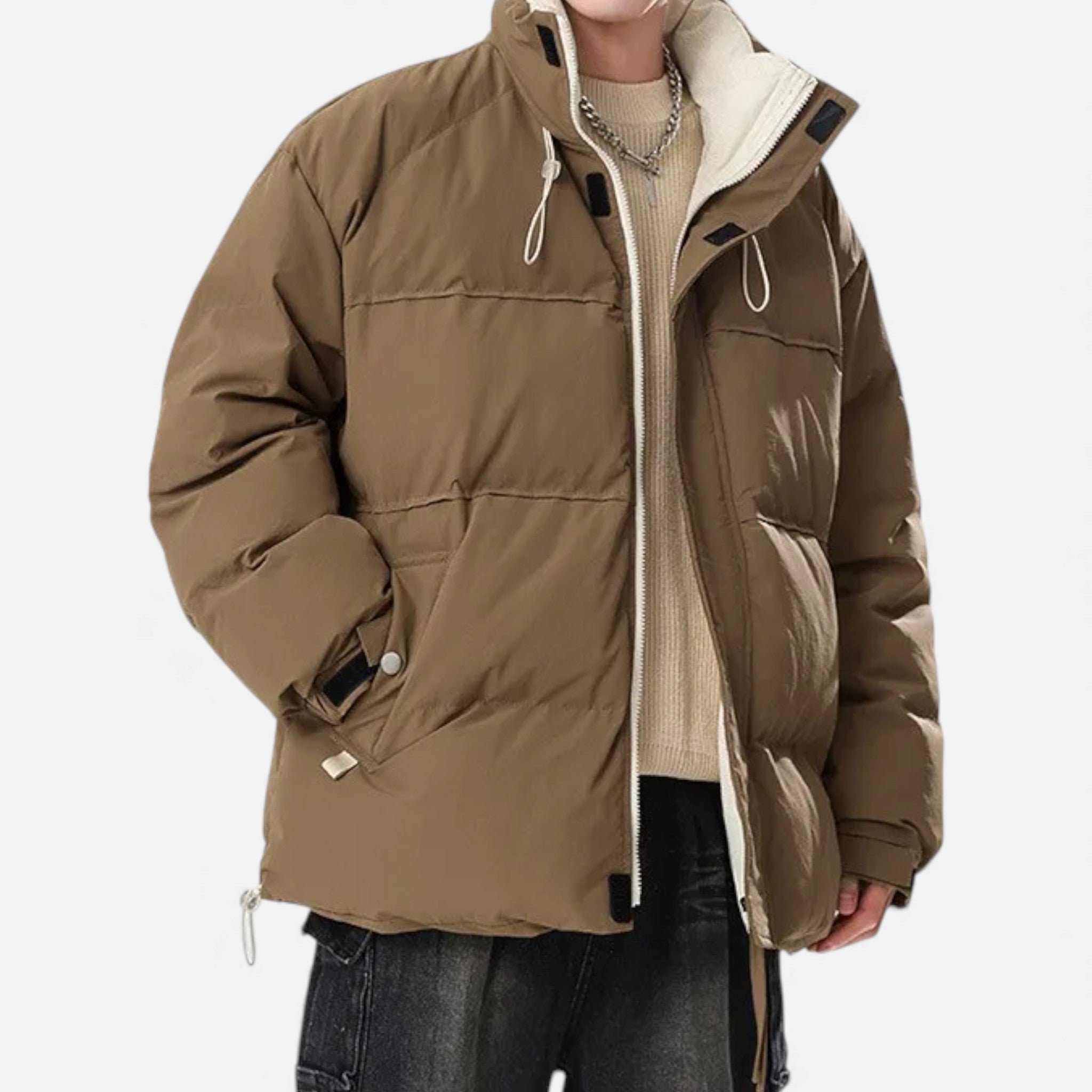 Maison Dresson | Men’s Oversized Windproof Jacket with Stand Collar