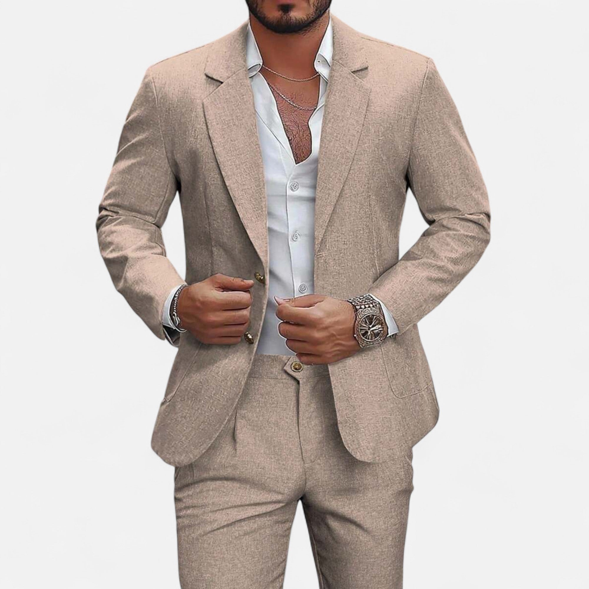 Maison Dresson | Men’s Single-Breasted Blazer & Trousers in Twill Heritage