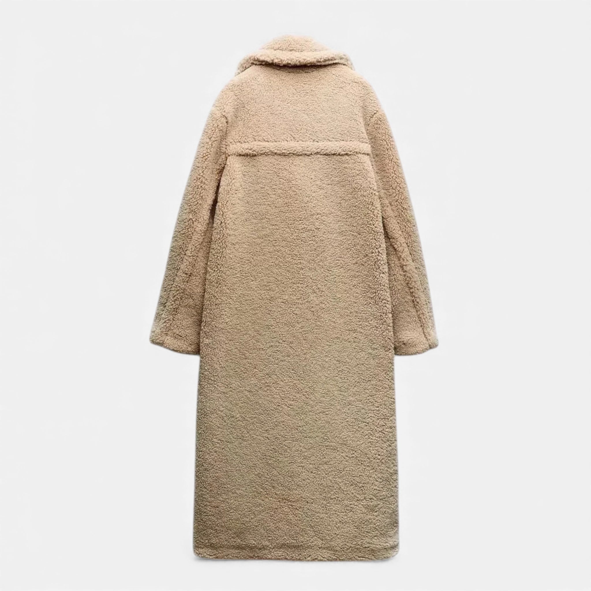Maison Dresson | Women’s Long Double-Breasted Teddy Coat
