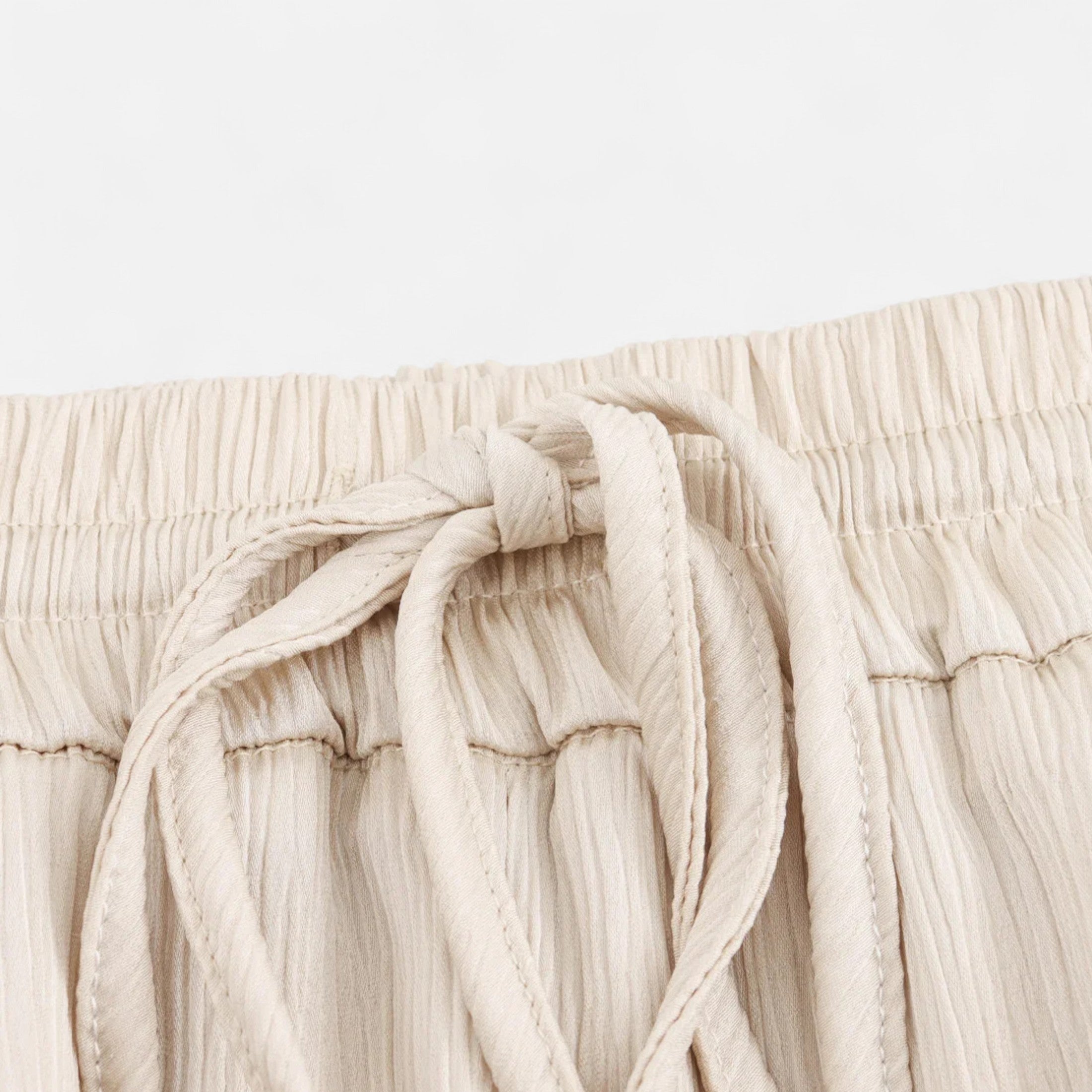 Maison Dresson | Women’s Wrinkled Suit Jacket & Pants Set – Sculpted Autumn Elegance