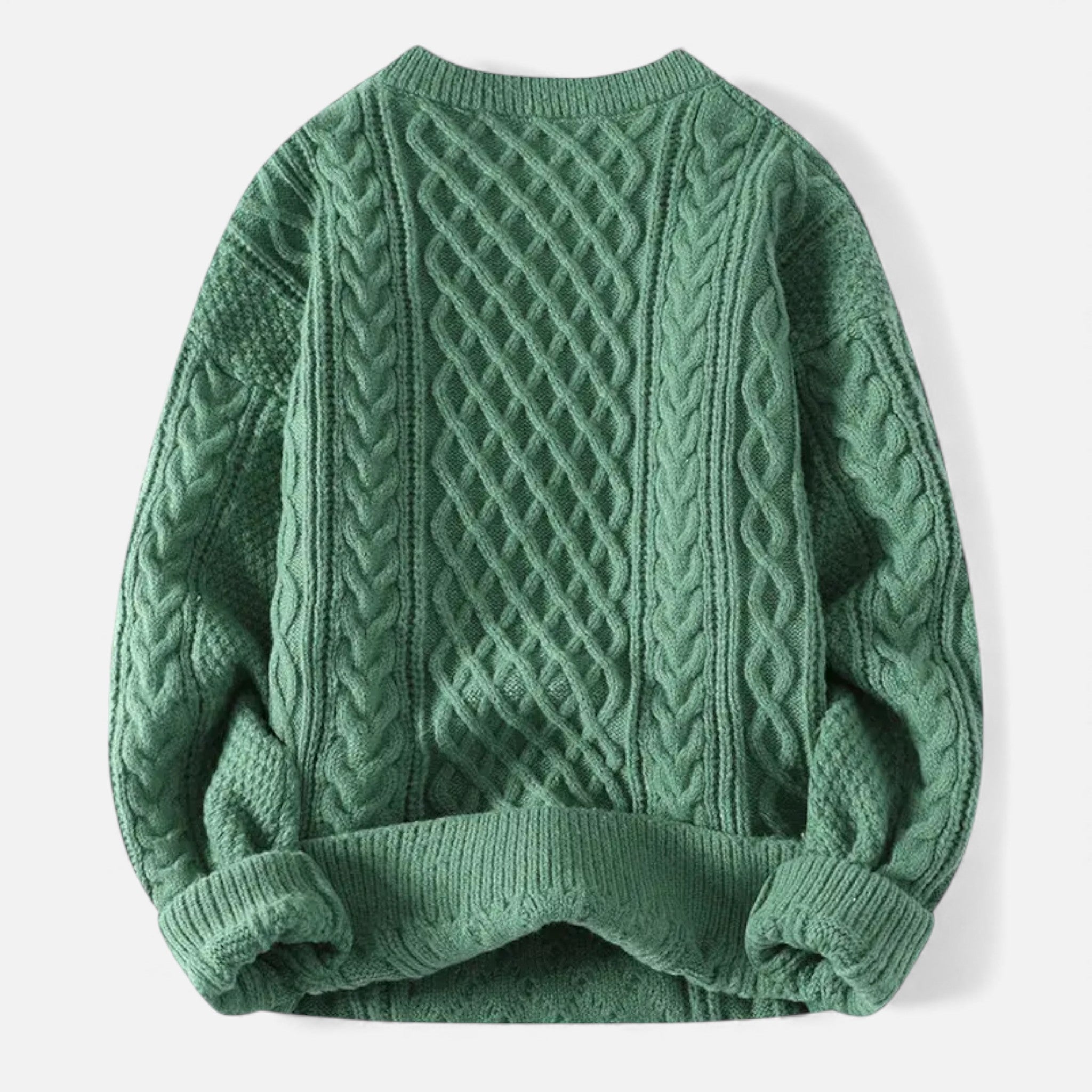 Maison Dresson | Women’s Slight-Stretch Knitted Cabled Sweater
