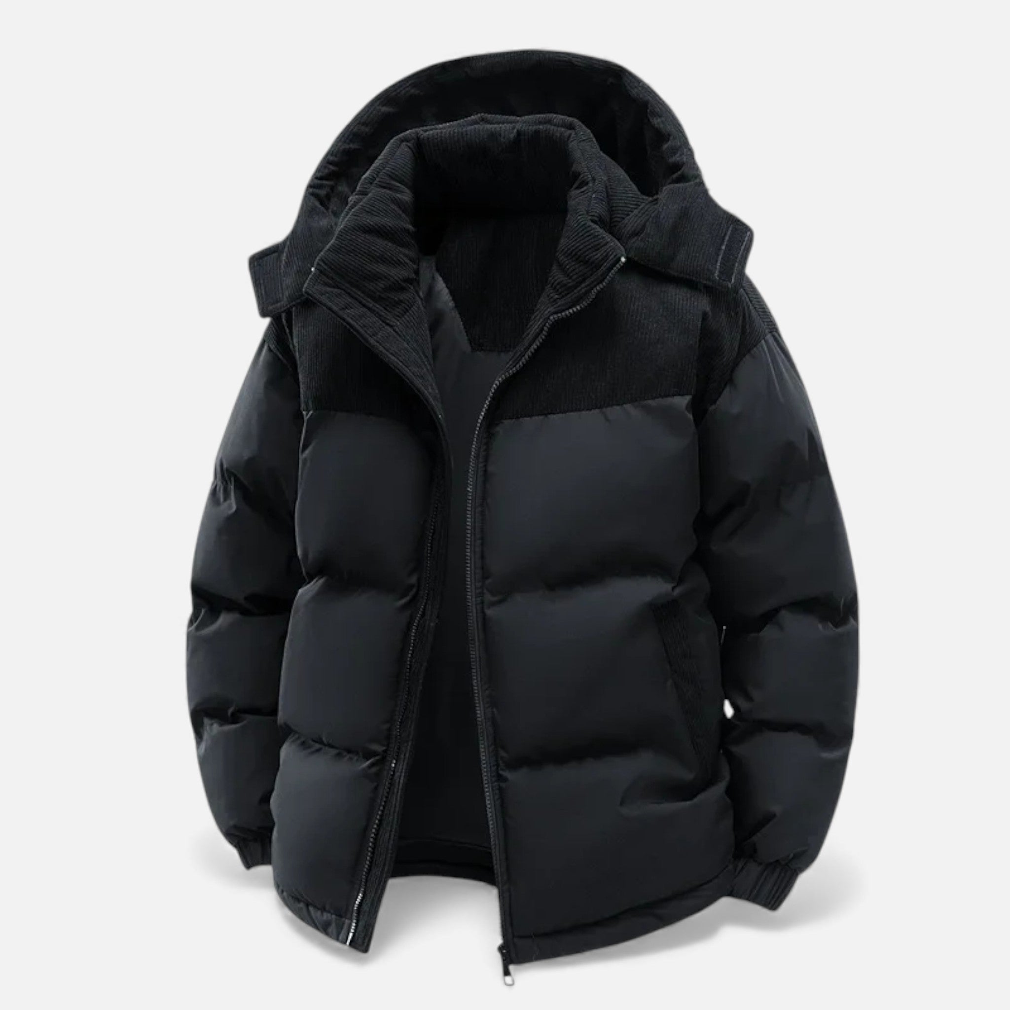 Maison Dresson | Men’s Fleece-Lined Winter Jacket with Removable Hood