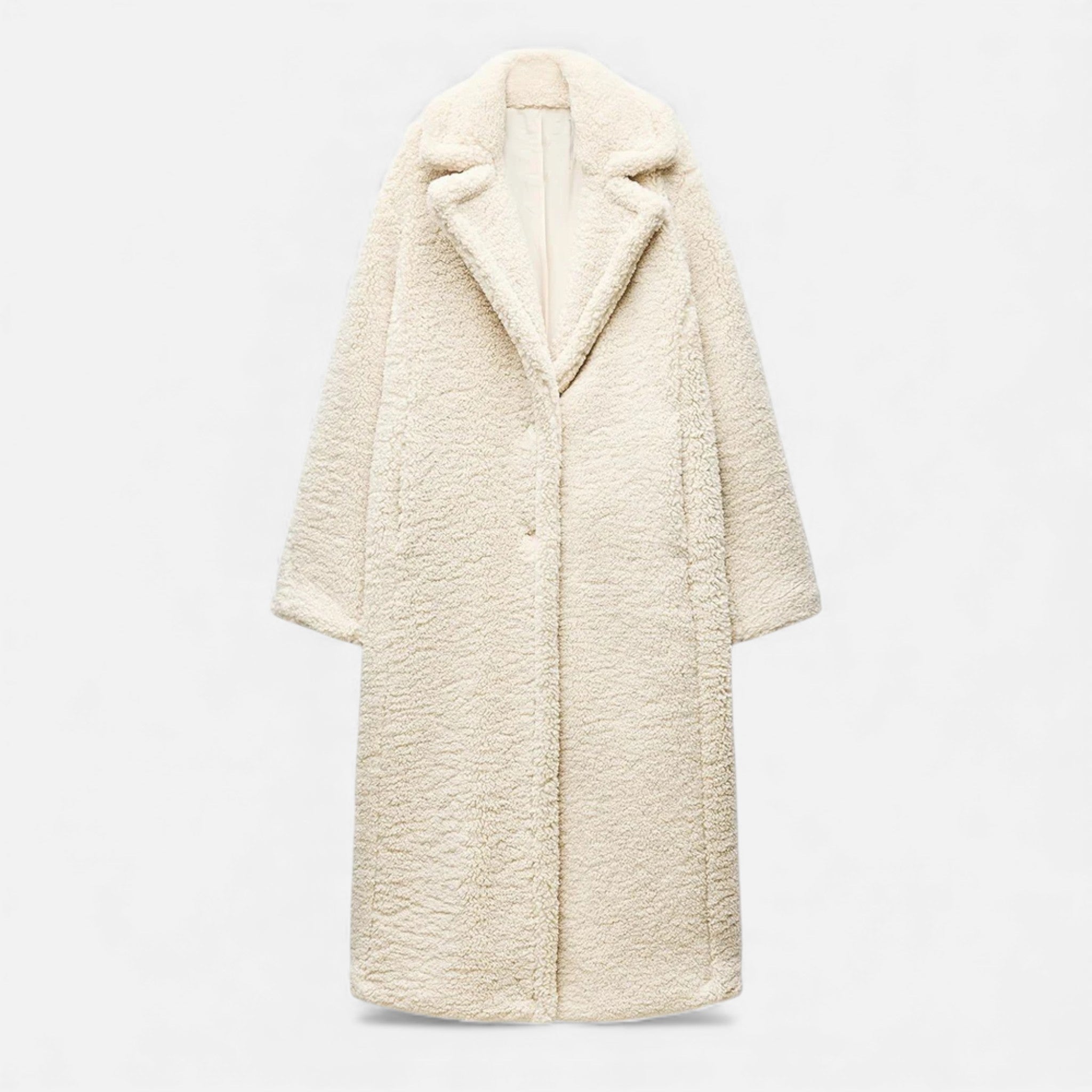 Maison Dresson | Women’s Long Double-Breasted Teddy Coat