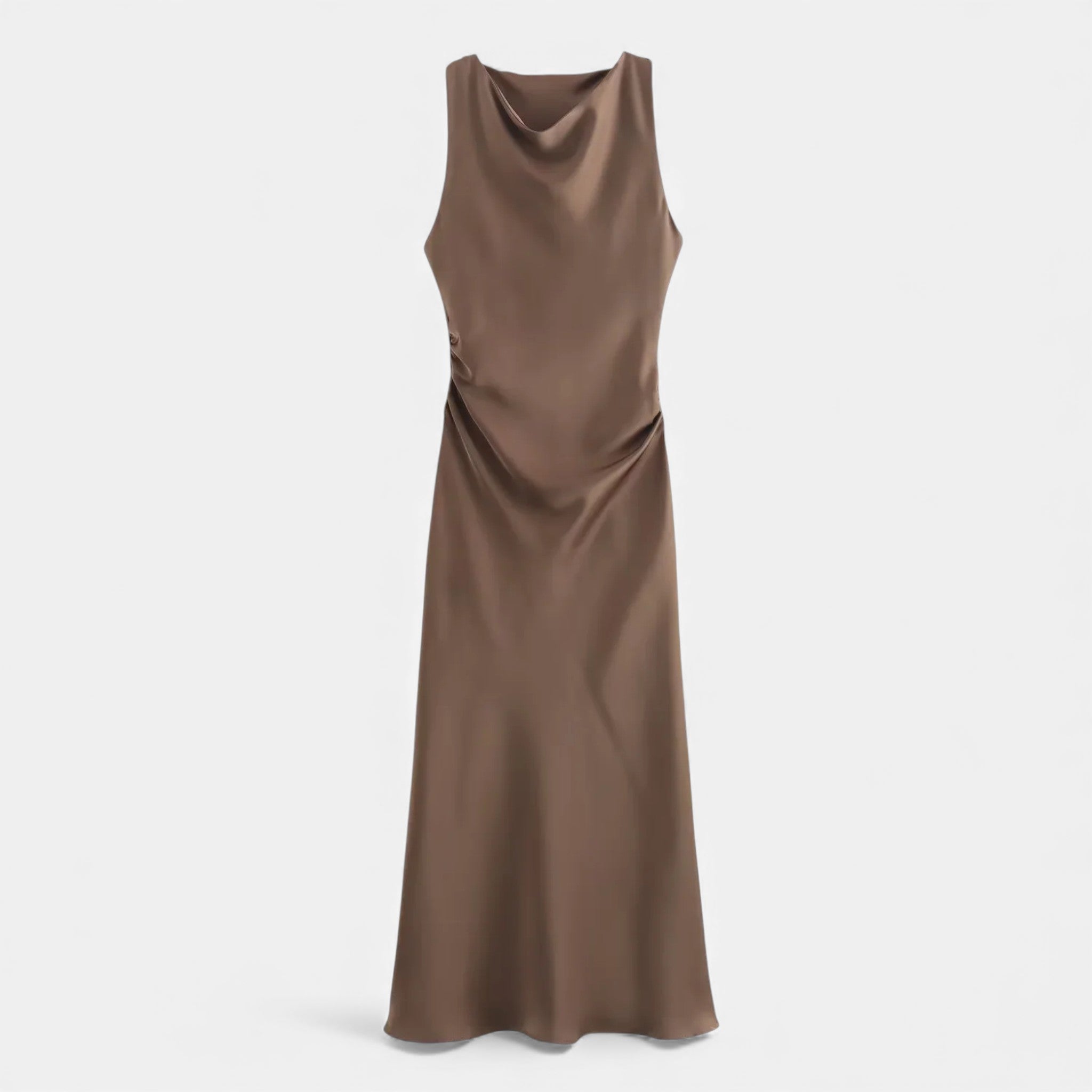 Maison Dresson | Women’s Satin Slip Midi Dress