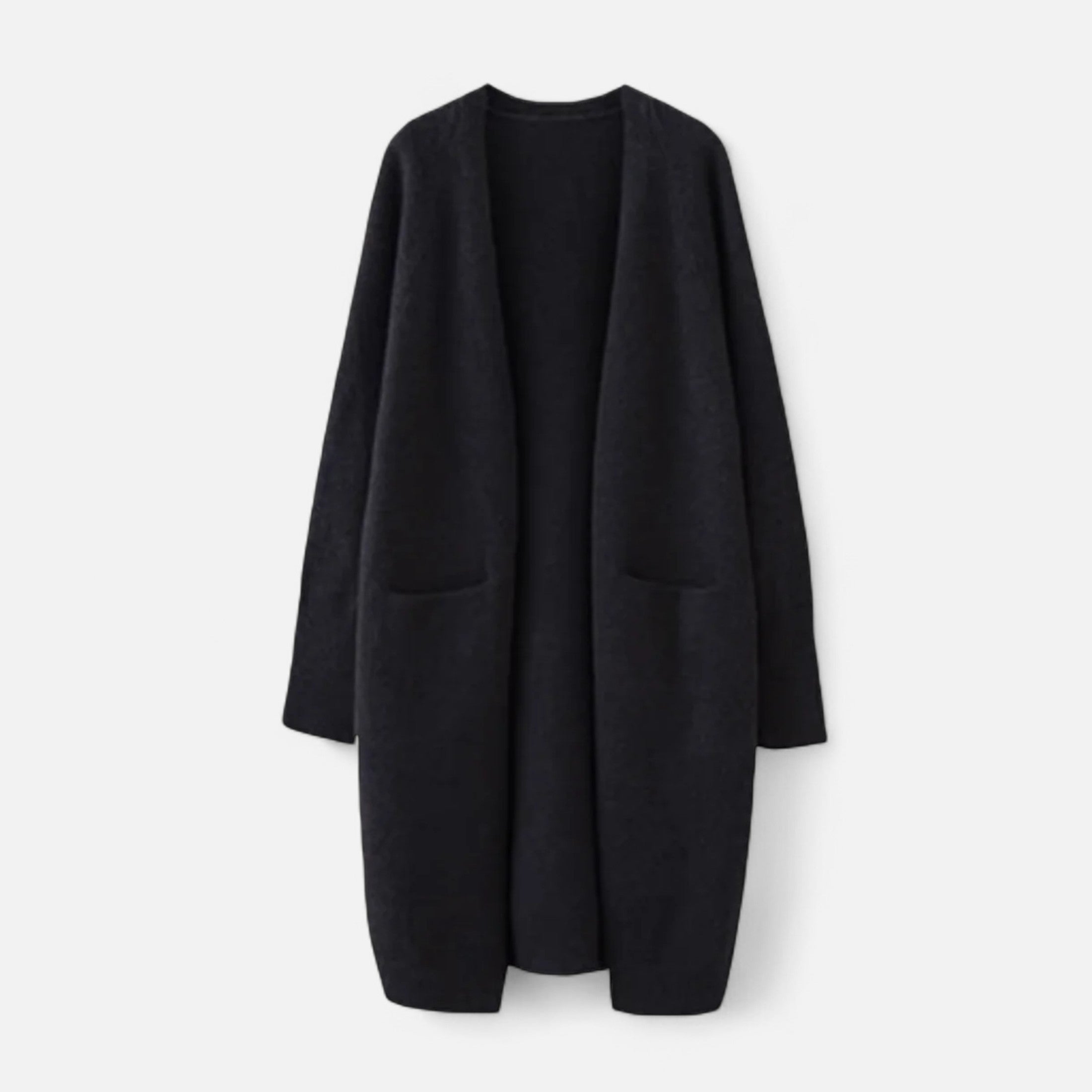 Maison Dresson | Women’s Thick Knit Cardigan – V-Neck Autumn Warmth