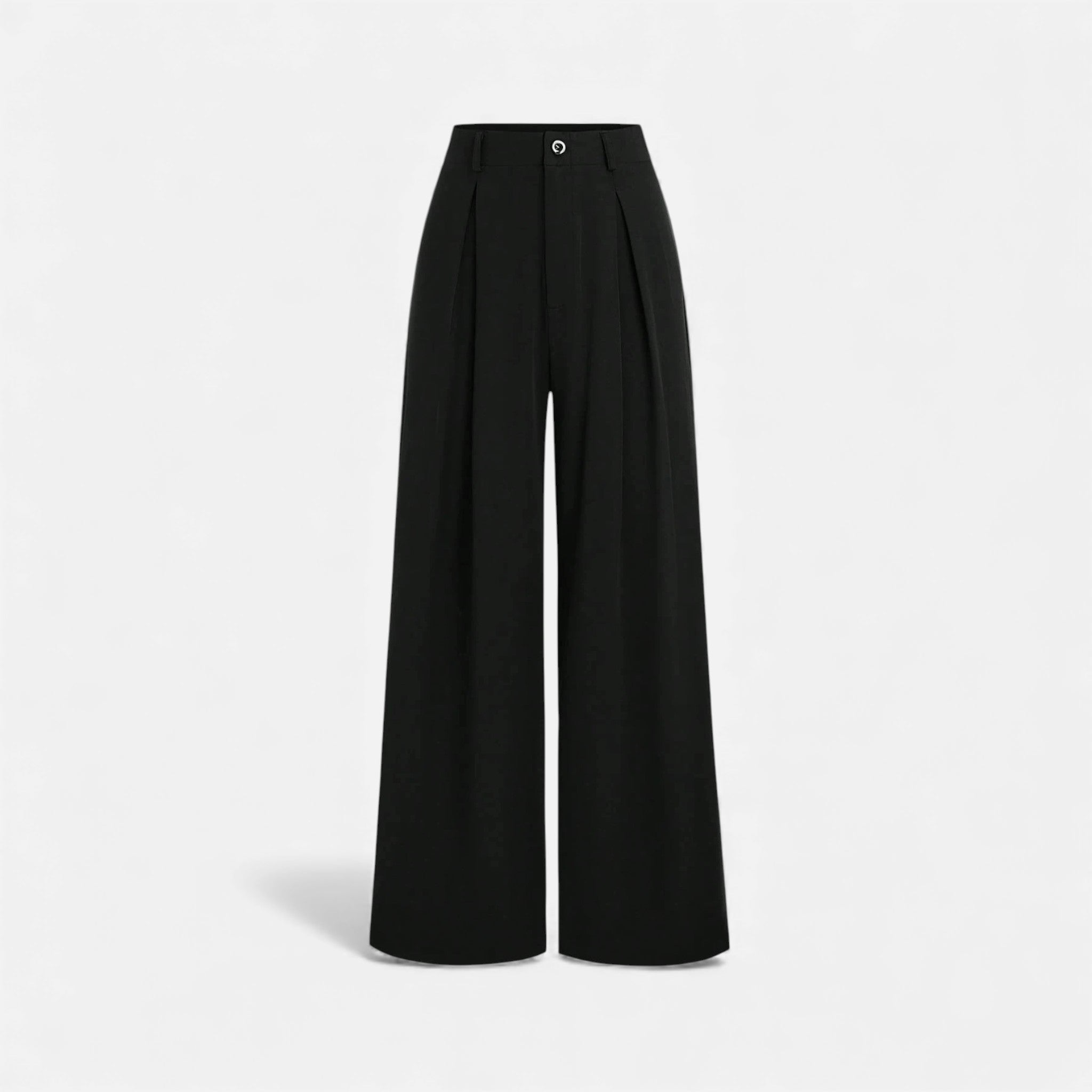Maison Dresson | Women’s Jacquard Pleated Wide-Leg Trousers