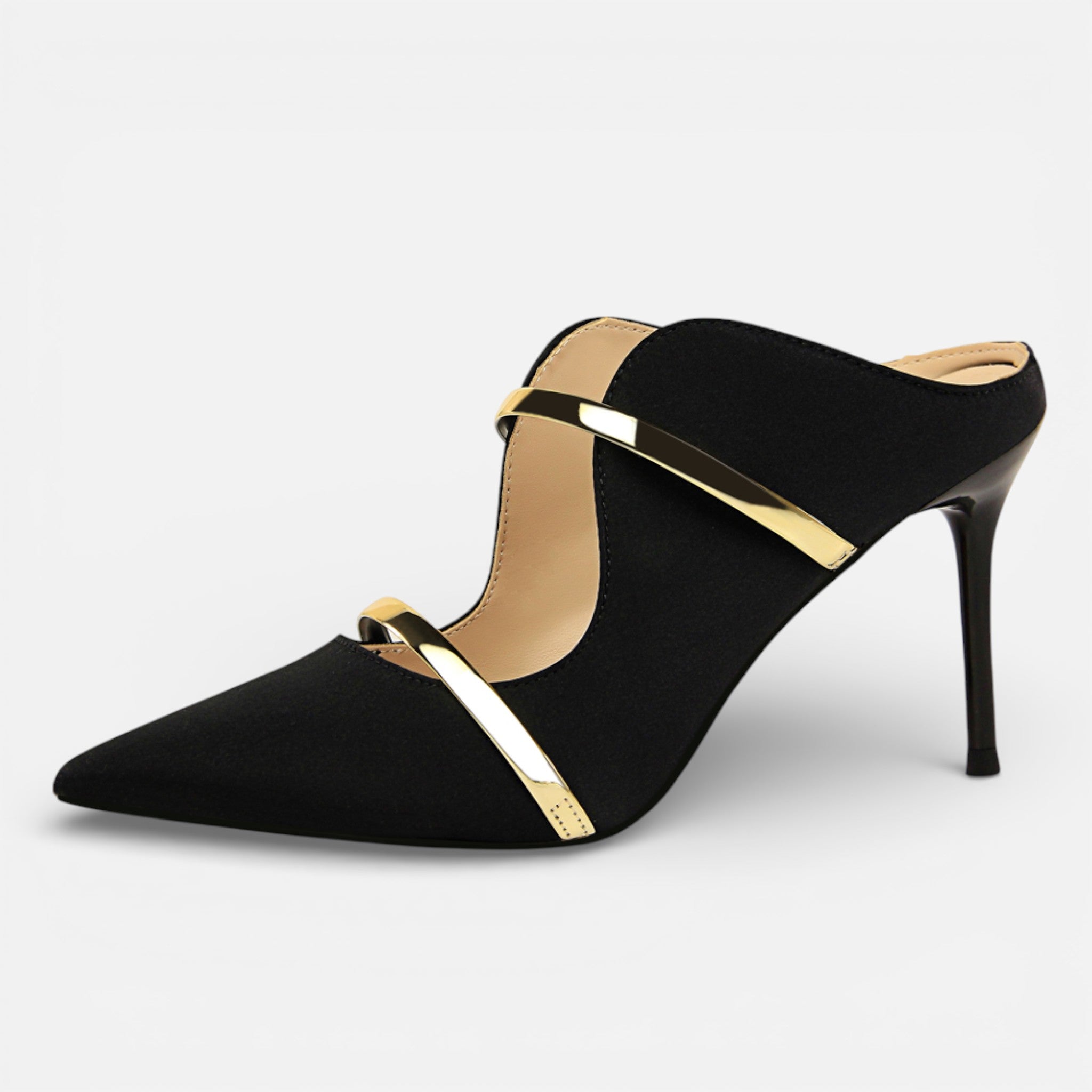 Maison Dresson | Women’s Satin Stiletto Pointed Sandals