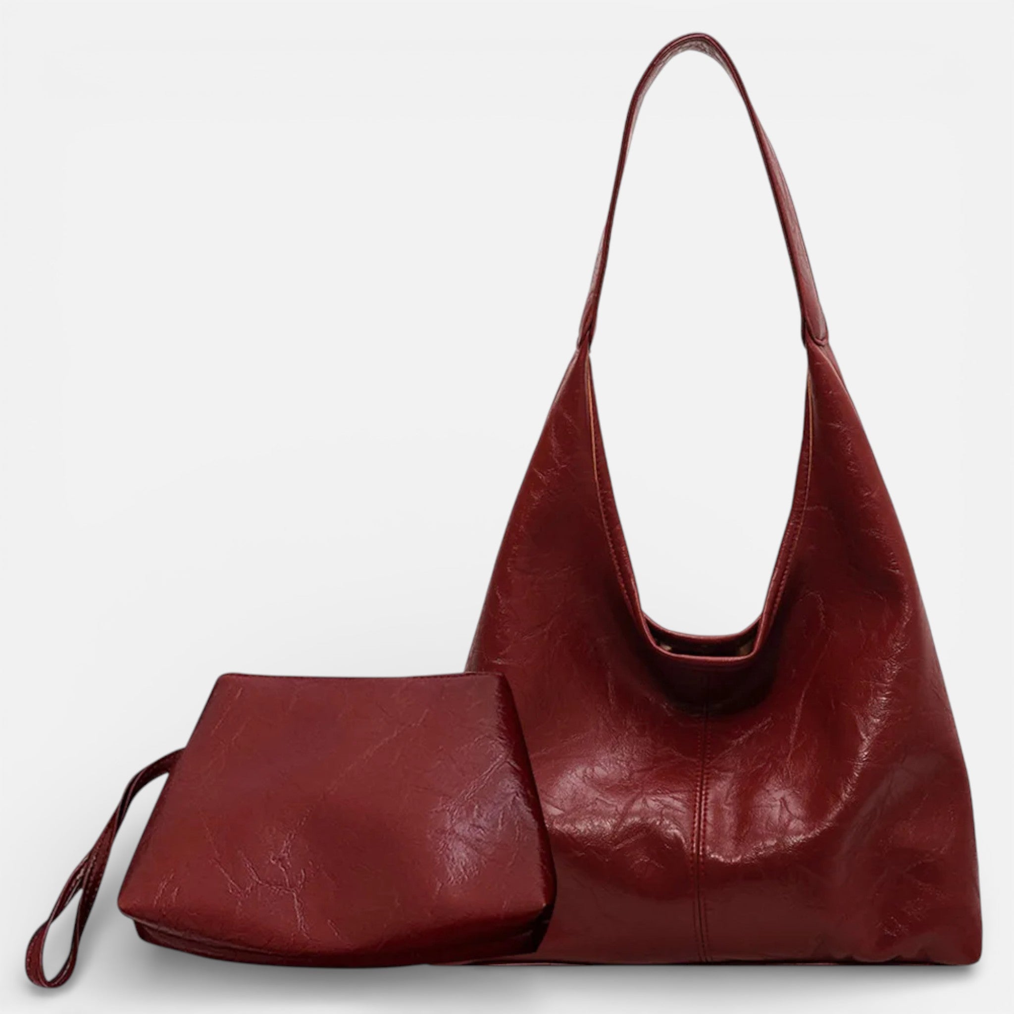 Maison Dresson | Women’s PU Leather Shoulder Tote Bag Set