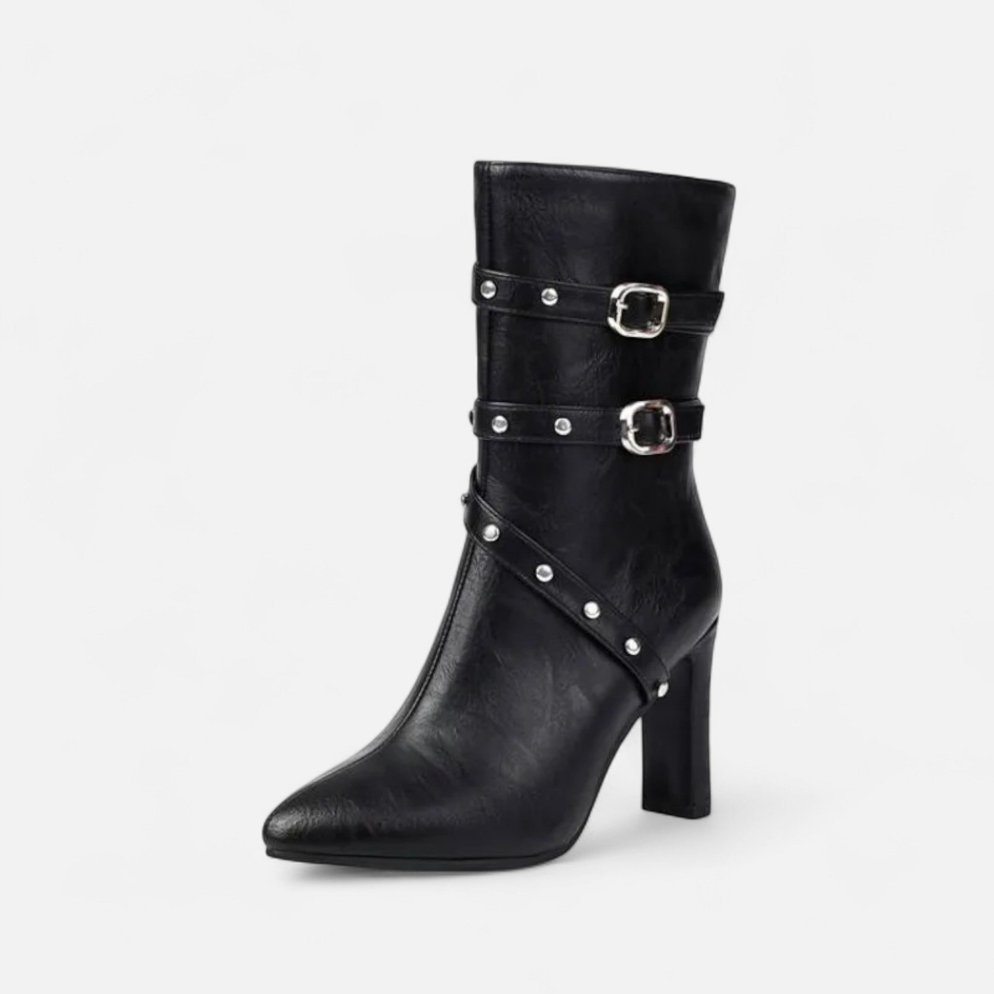 Maison Dresson | Women’s Leather Ankle Boots – Winter Luxe Pointed Toe