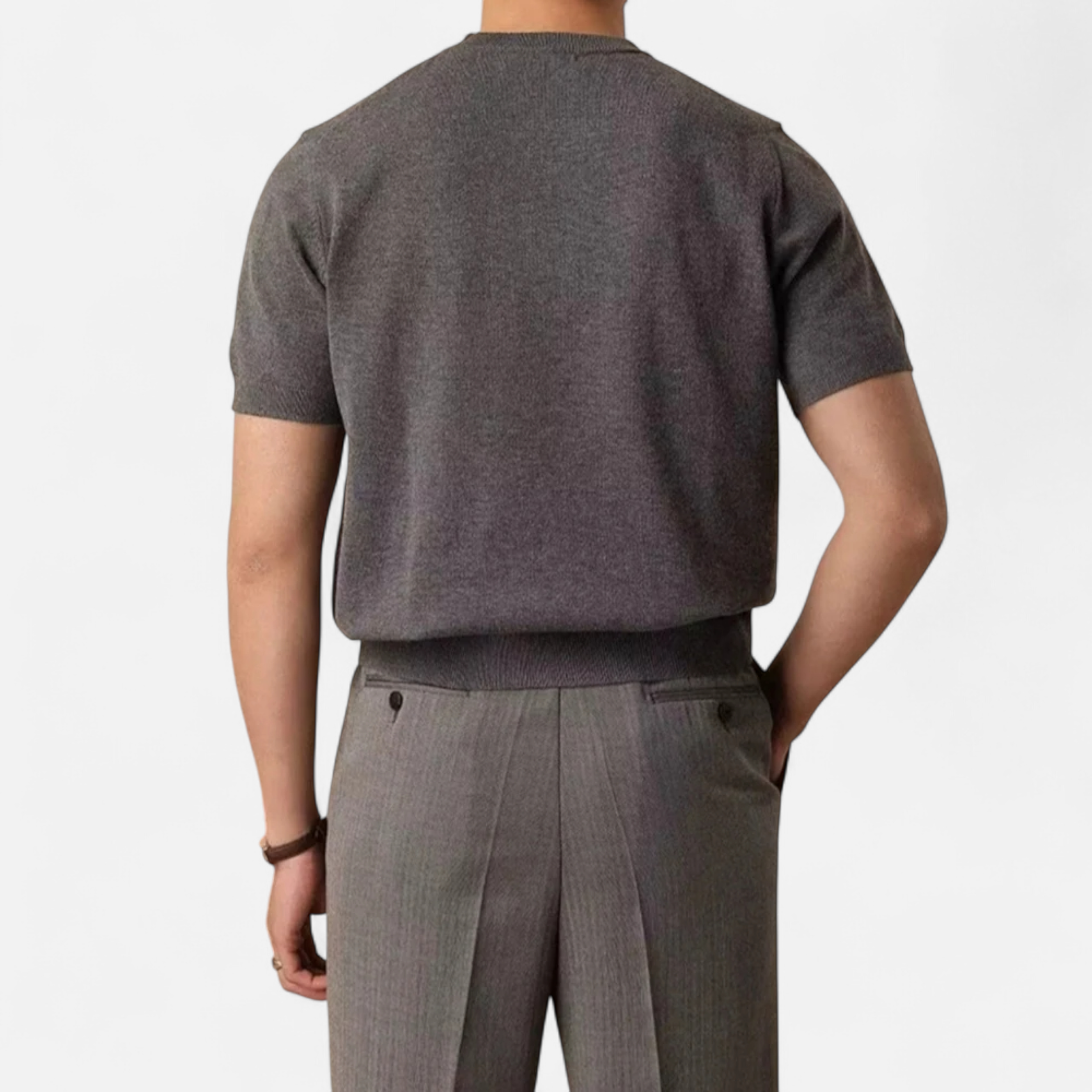 Maison Dresson | Men’s Slim-Fit Knitted T-Shirt