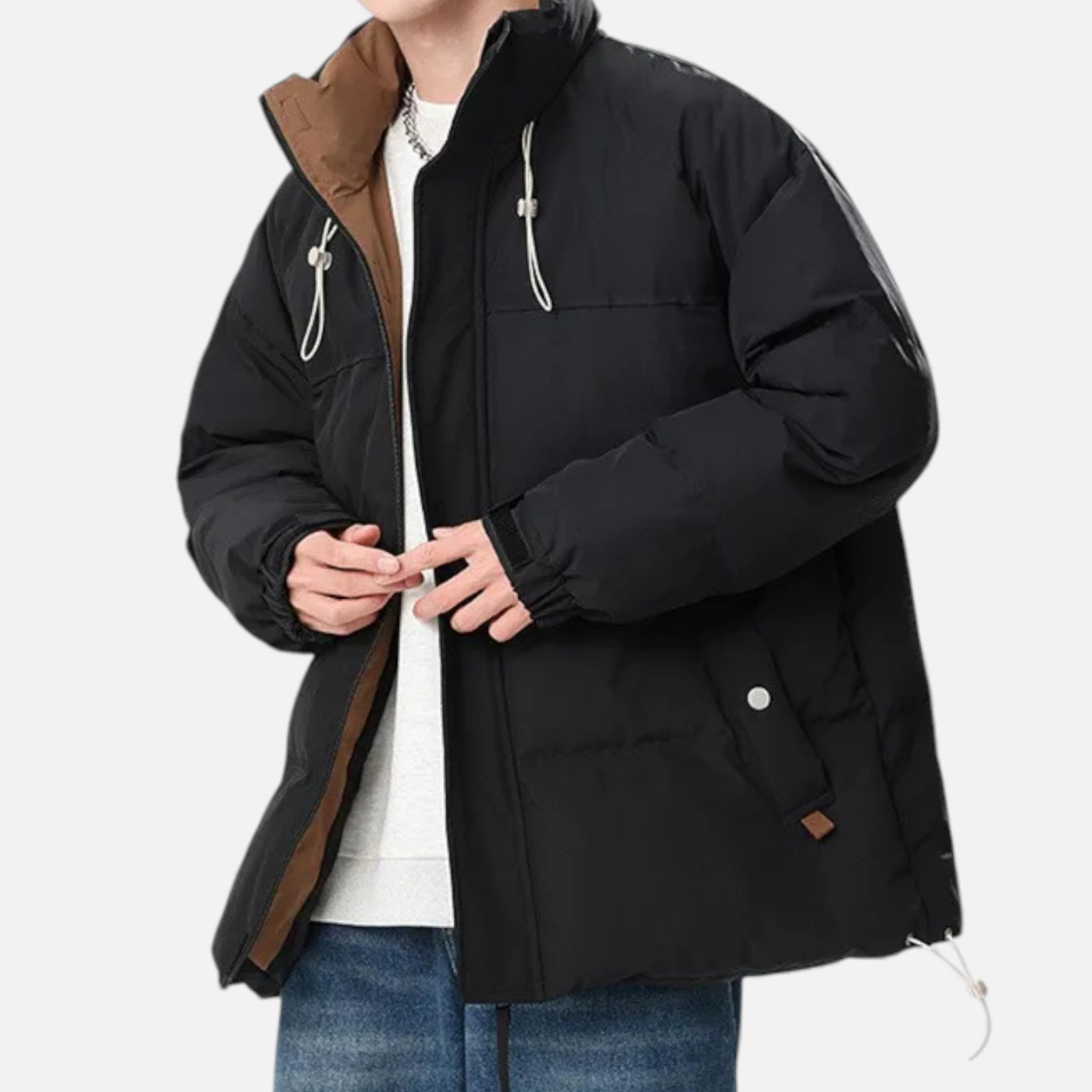 Maison Dresson | Men’s Oversized Windproof Jacket with Stand Collar