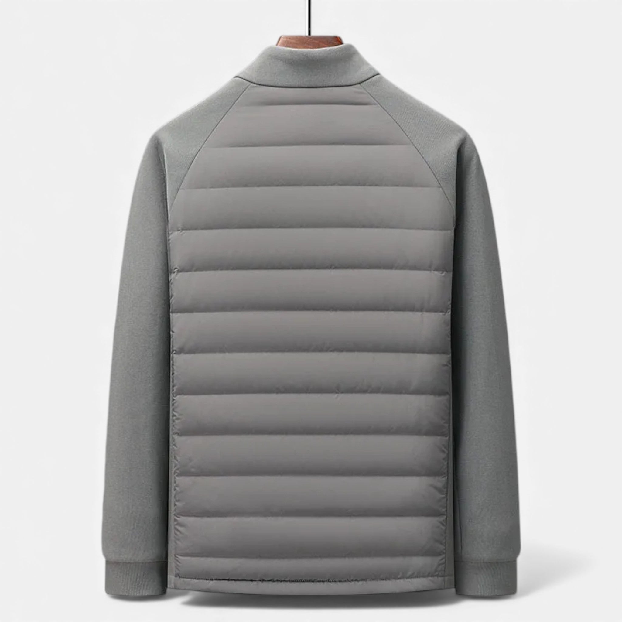 Maison Dresson | Men’s Quilted Down Jacket with Stand-Up Collar
