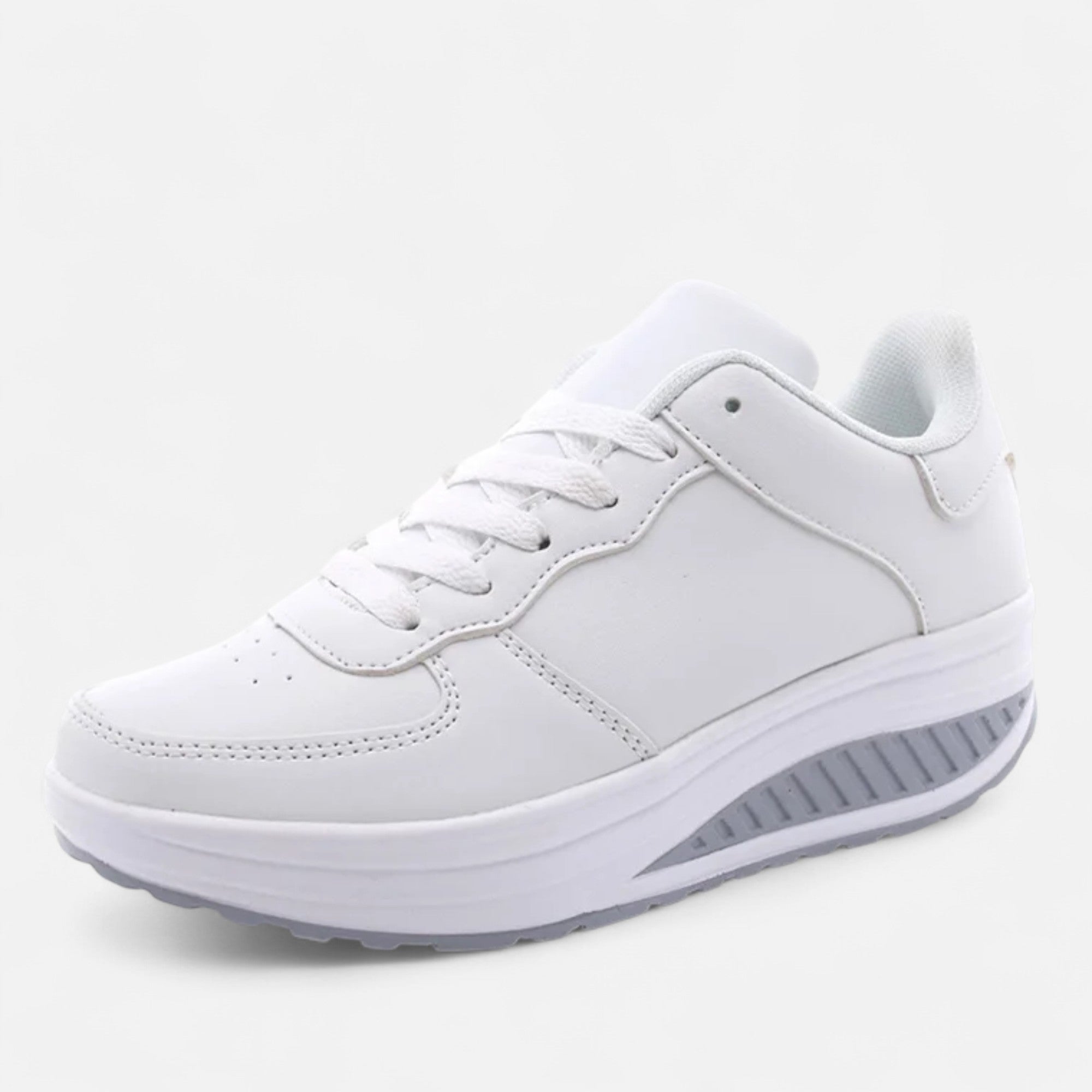 Maison Dresson | Women’s Leather Wedge Sneakers Édition Élégance