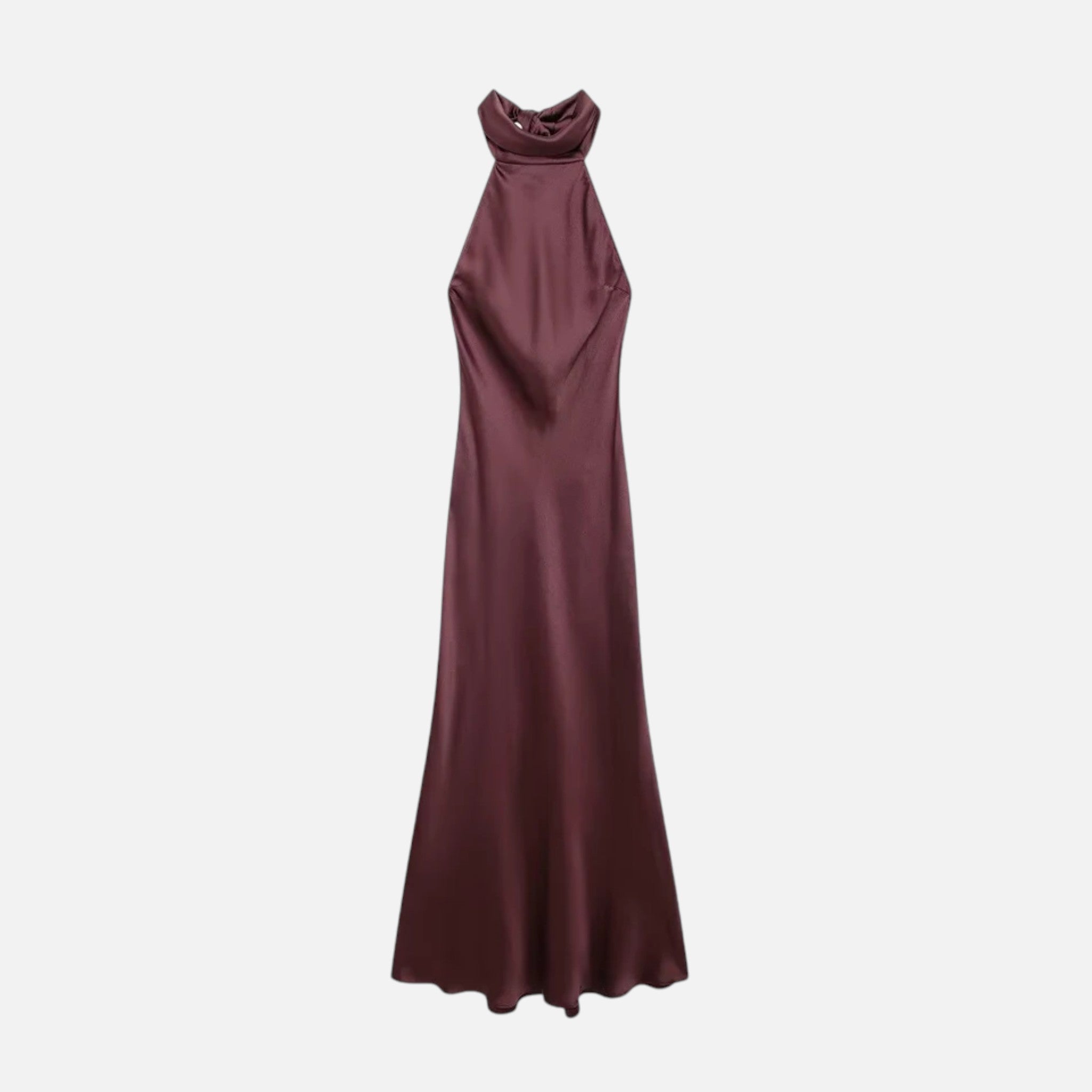Maison Dresson | Women’s Backless Satin Long Dress