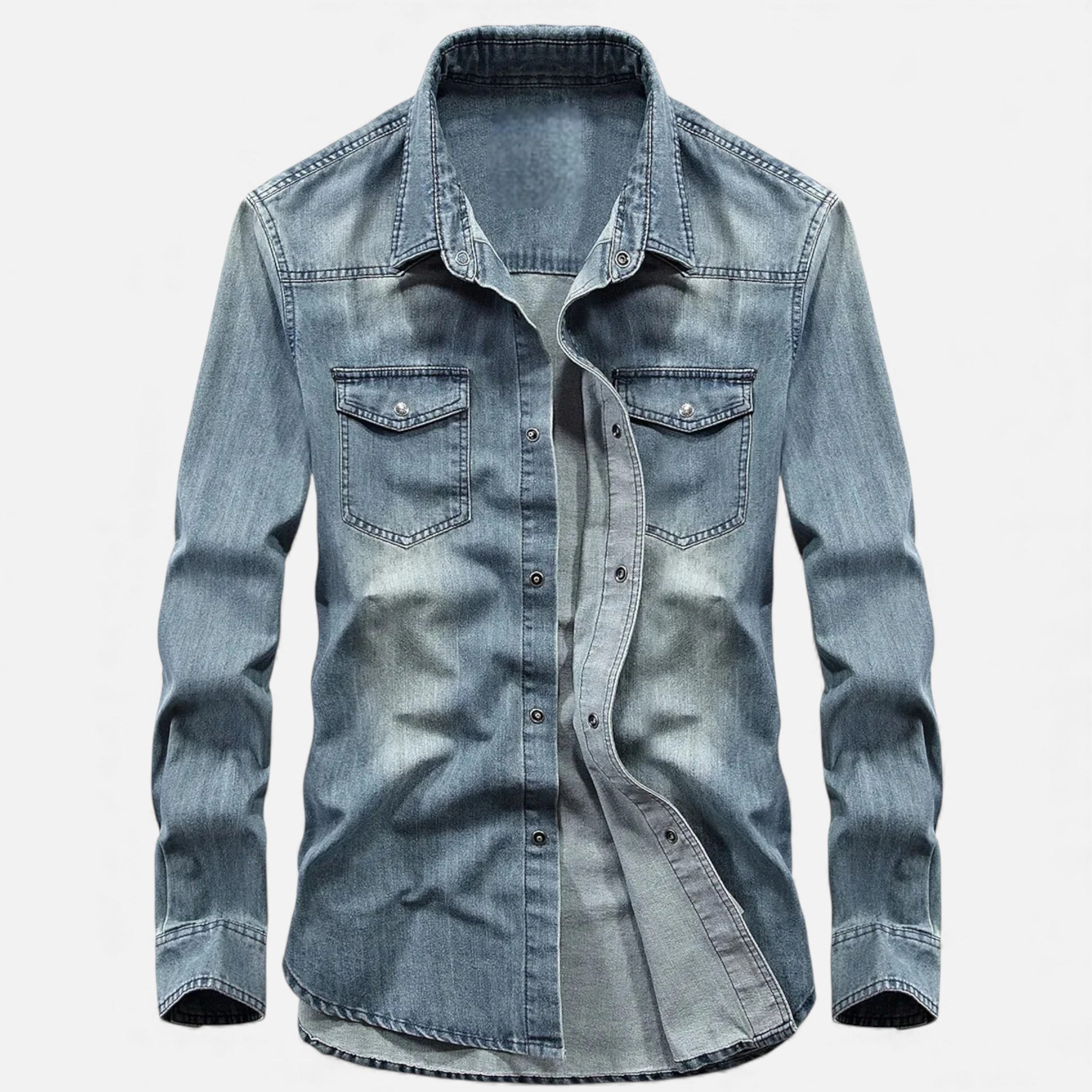 Maison Dresson | Men’s Loose-Fit Denim Shirt for Autumn/Winter