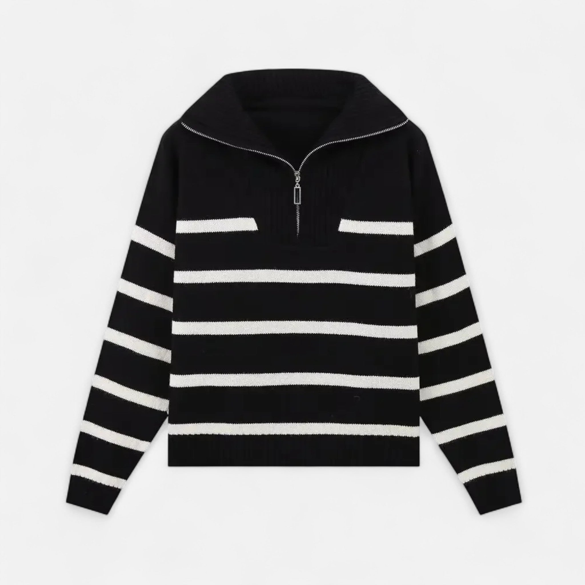 Maison Dresson | Women's Striped Polo Sweater – Refined Autumn Heritage