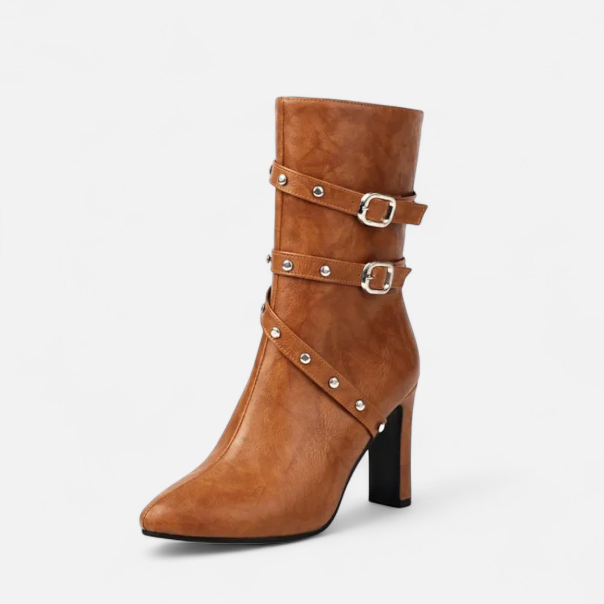 Maison Dresson | Women’s Leather Ankle Boots – Winter Luxe Pointed Toe