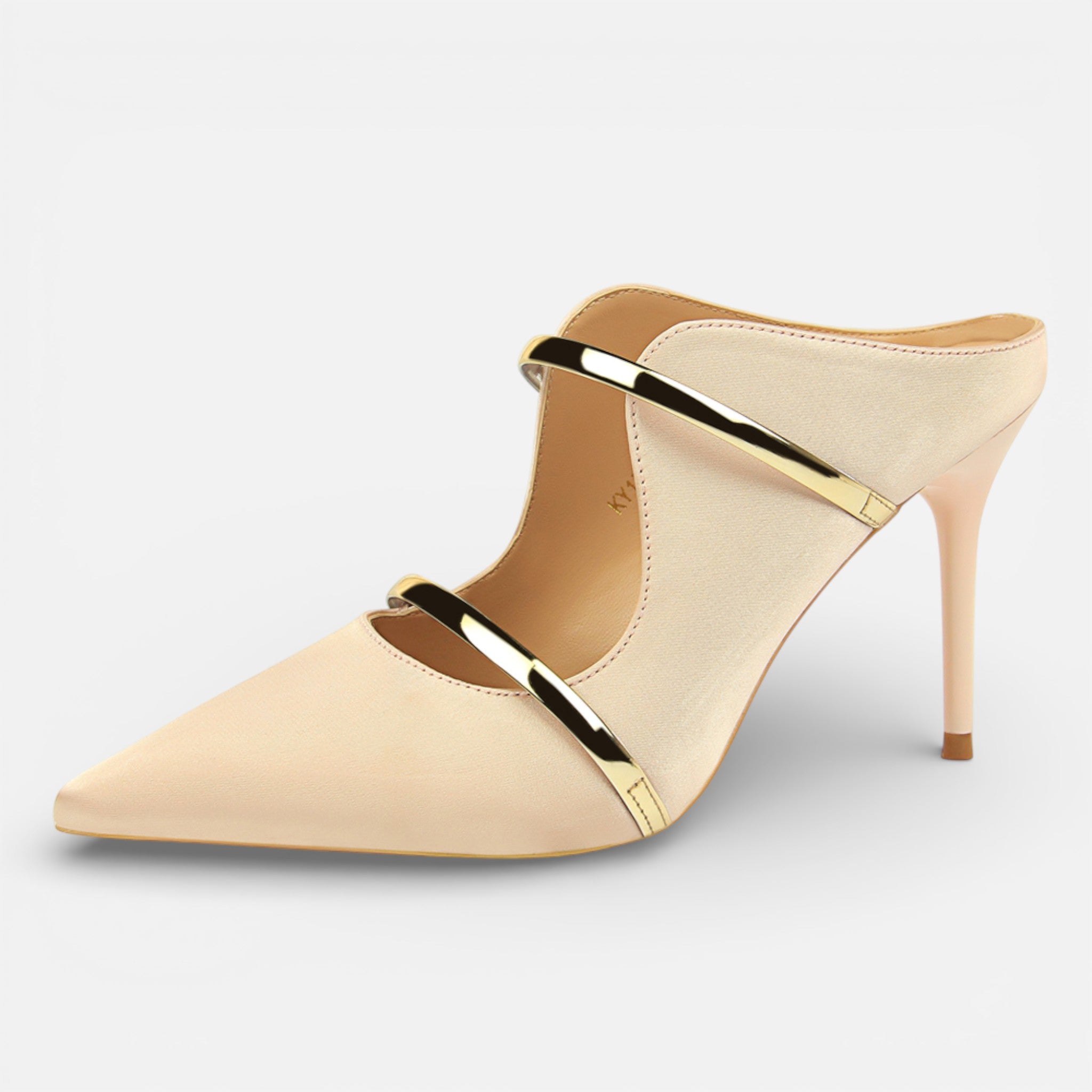 Maison Dresson | Women’s Satin Stiletto Pointed Sandals