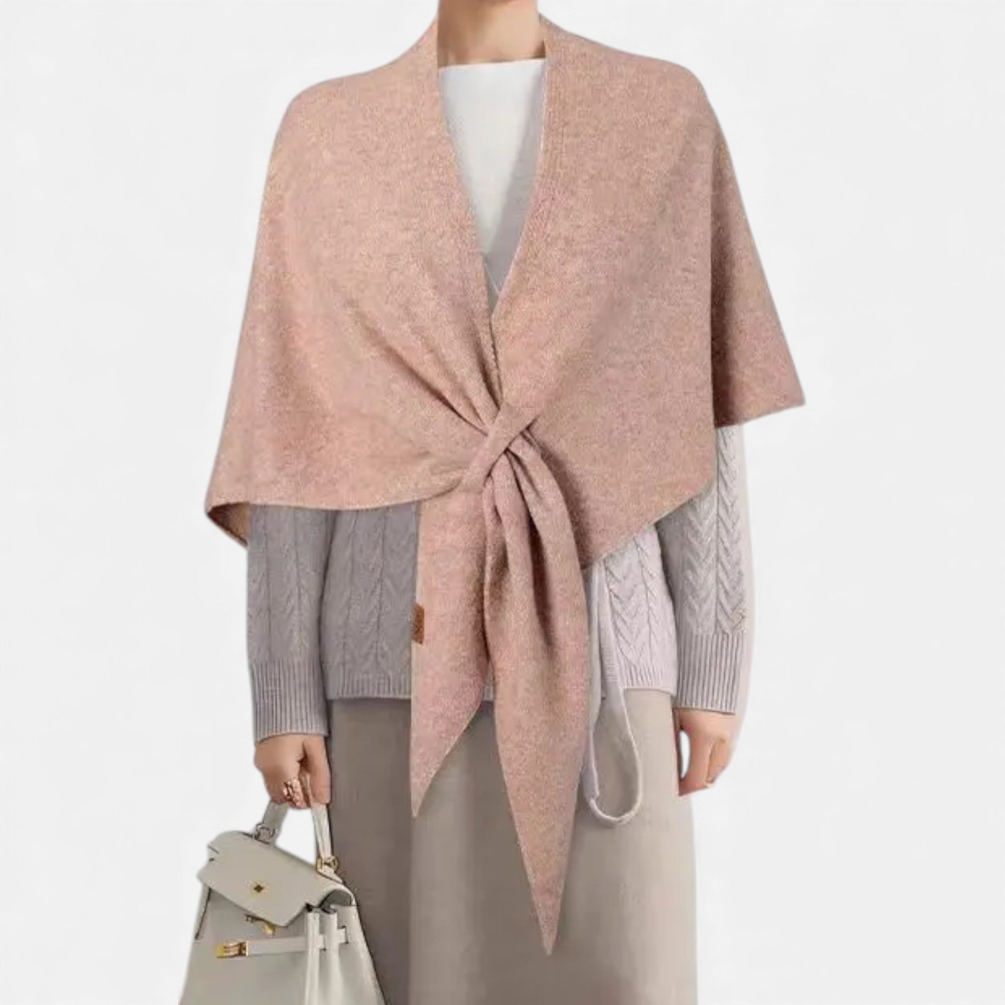 Maison Dresson | Women’s Oversized Wool-Blend Triangle Shawl Scarf