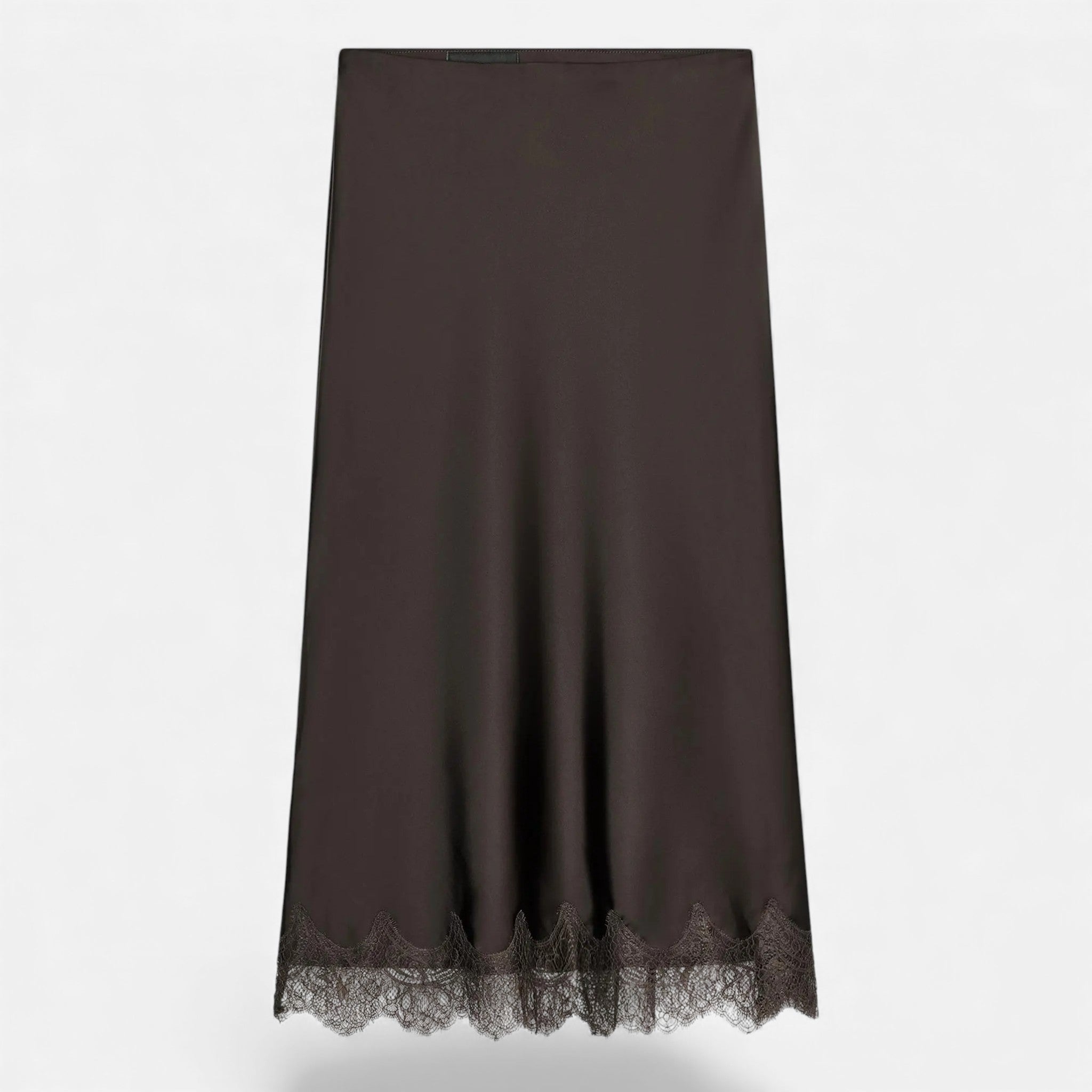 Maison Dresson | Women’s Elegant Satin Midi Skirt