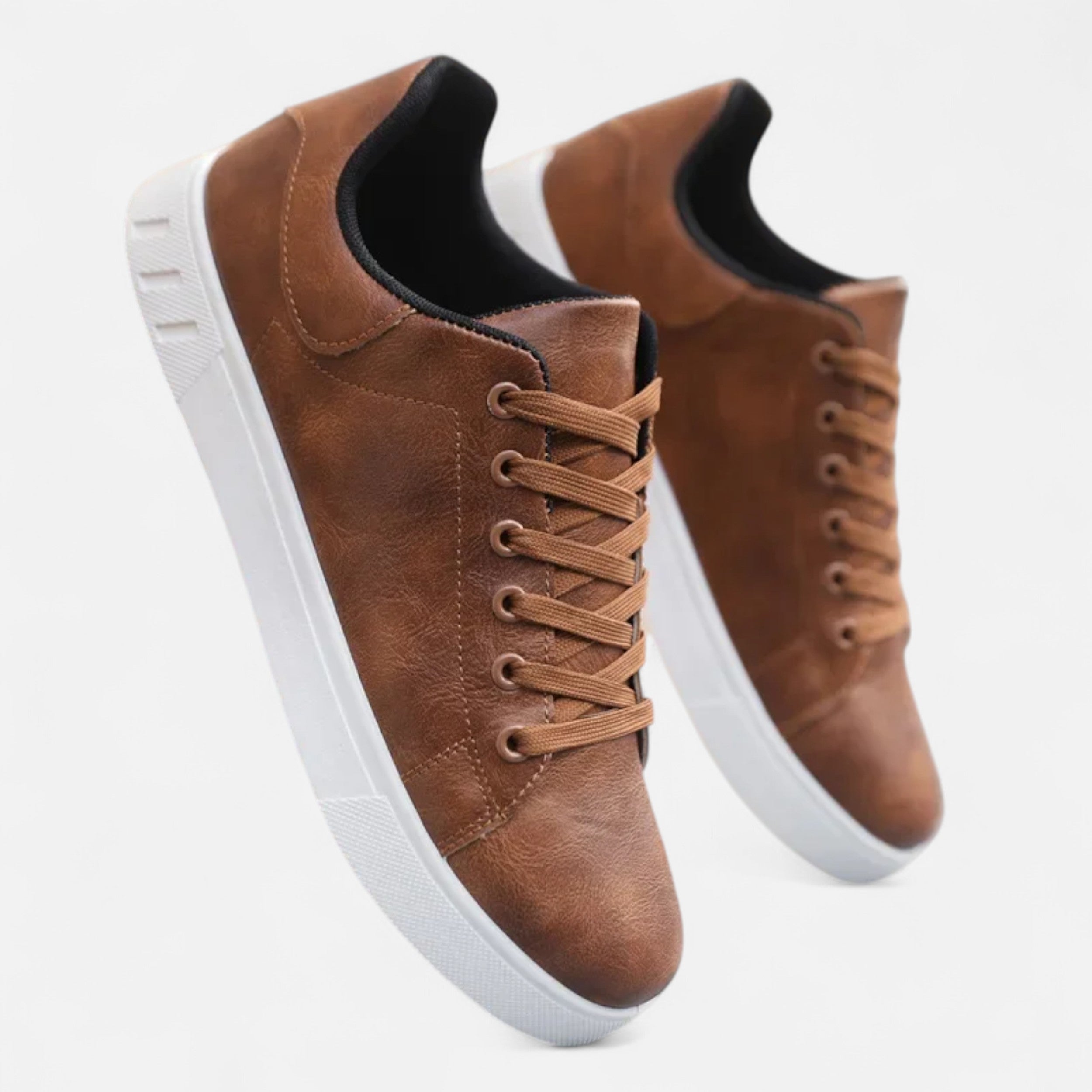 Maison Dresson | Men’s Casual Flat Leather Sneakers