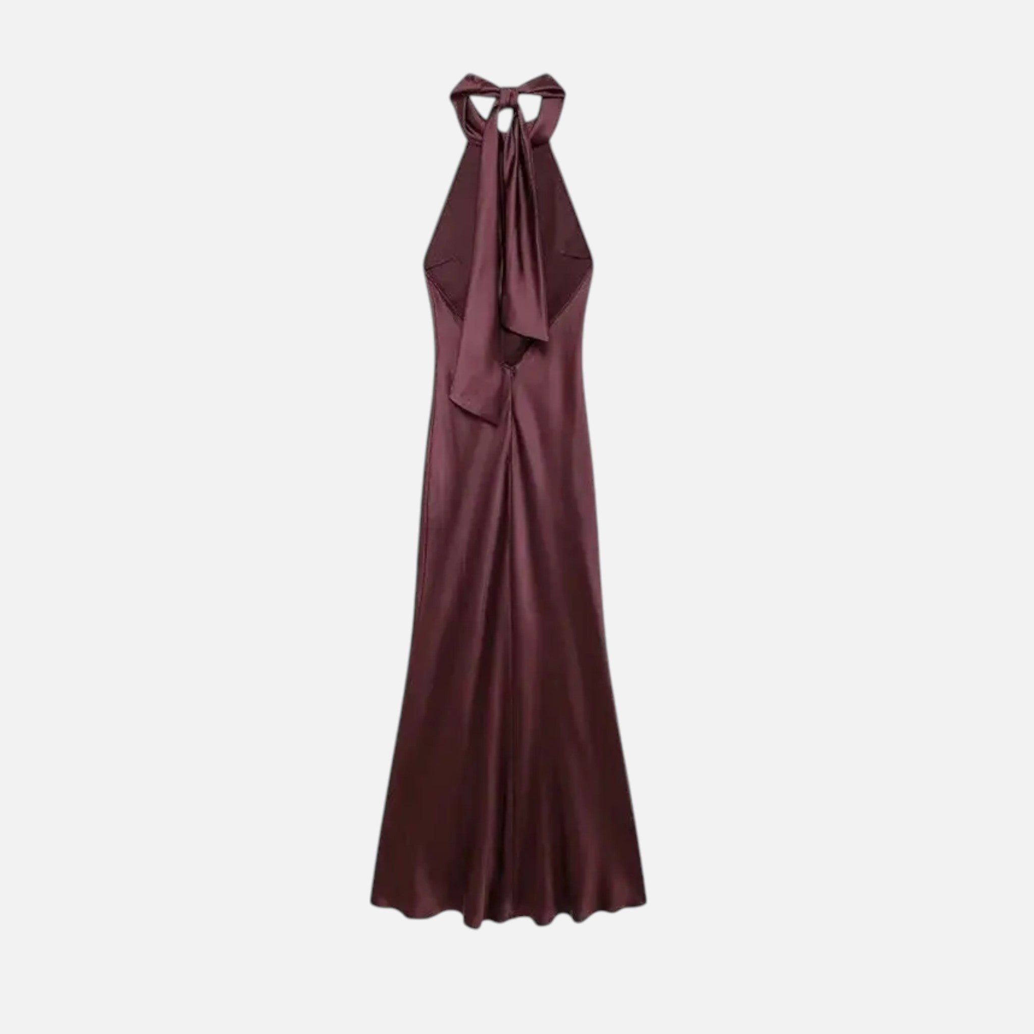Maison Dresson | Women’s Backless Satin Long Dress