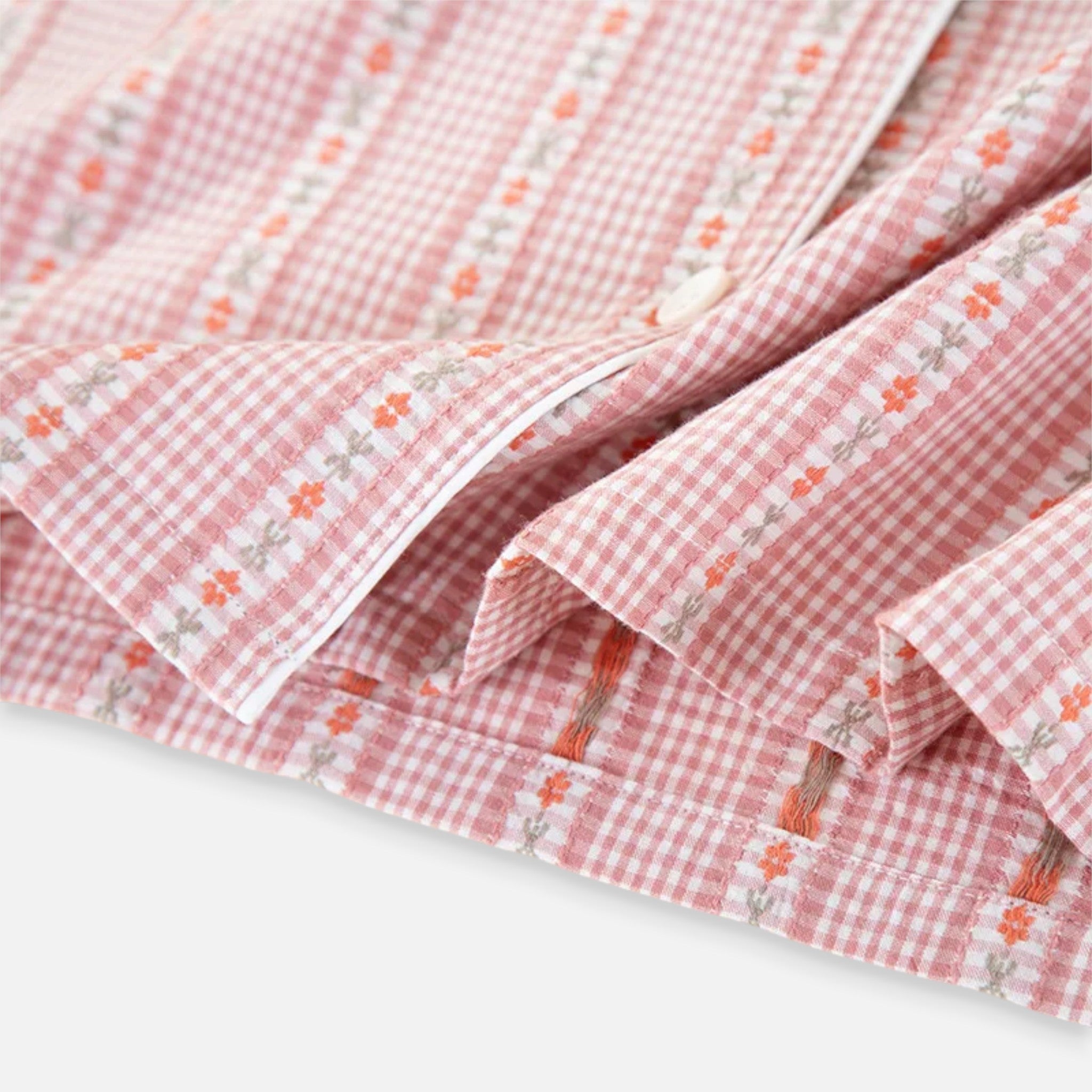 Maison Dresson | Women’s Pure Cotton Pyjama Set with Cardigan Style