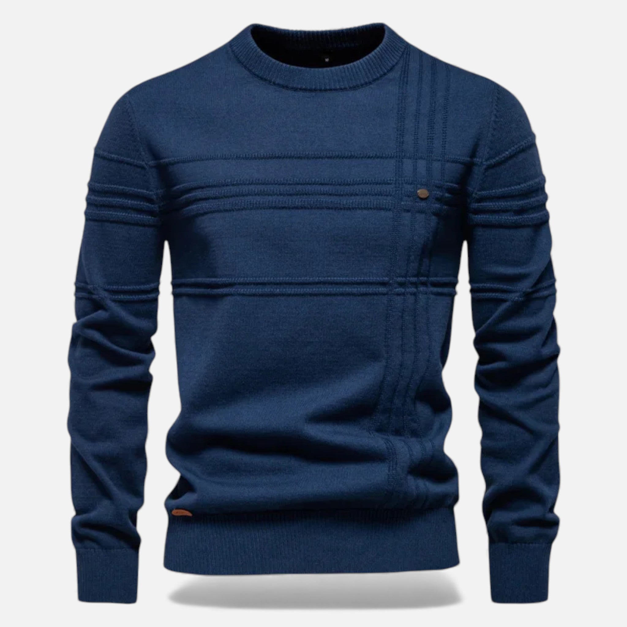 Maison Dresson | Men’s Slim Fit Structured Knit Sweater