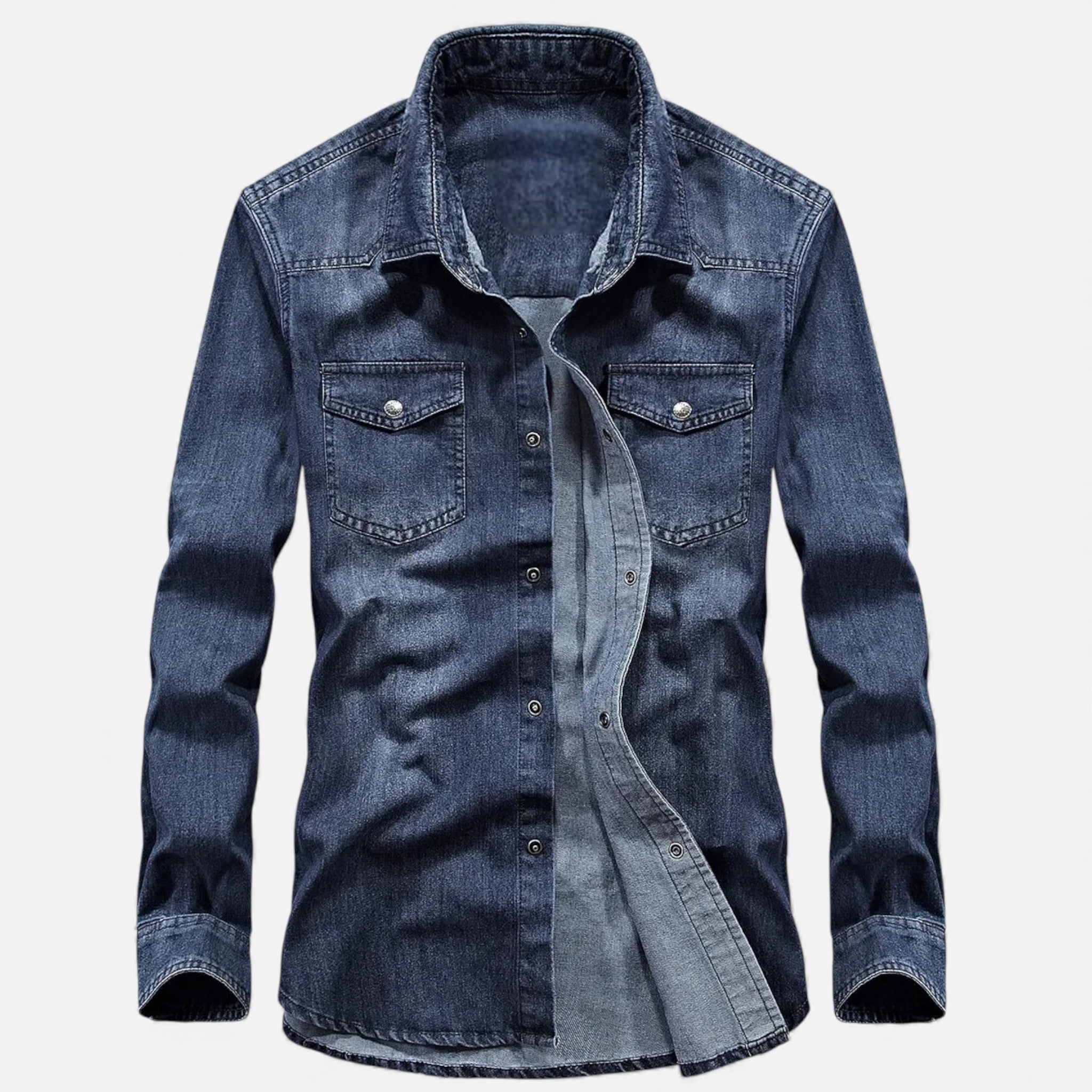 Maison Dresson | Men’s Loose-Fit Denim Shirt for Autumn/Winter