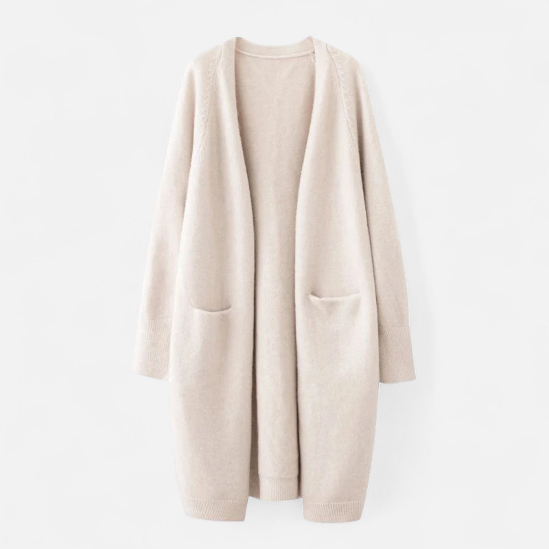 Maison Dresson | Women’s Thick Knit Cardigan – V-Neck Autumn Warmth