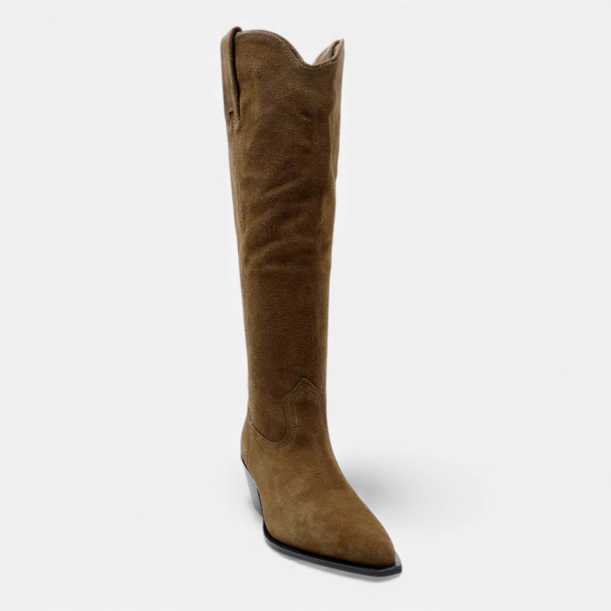 Maison Dresson | Women’s High Knee Cow Suede Autumn Winter Boots