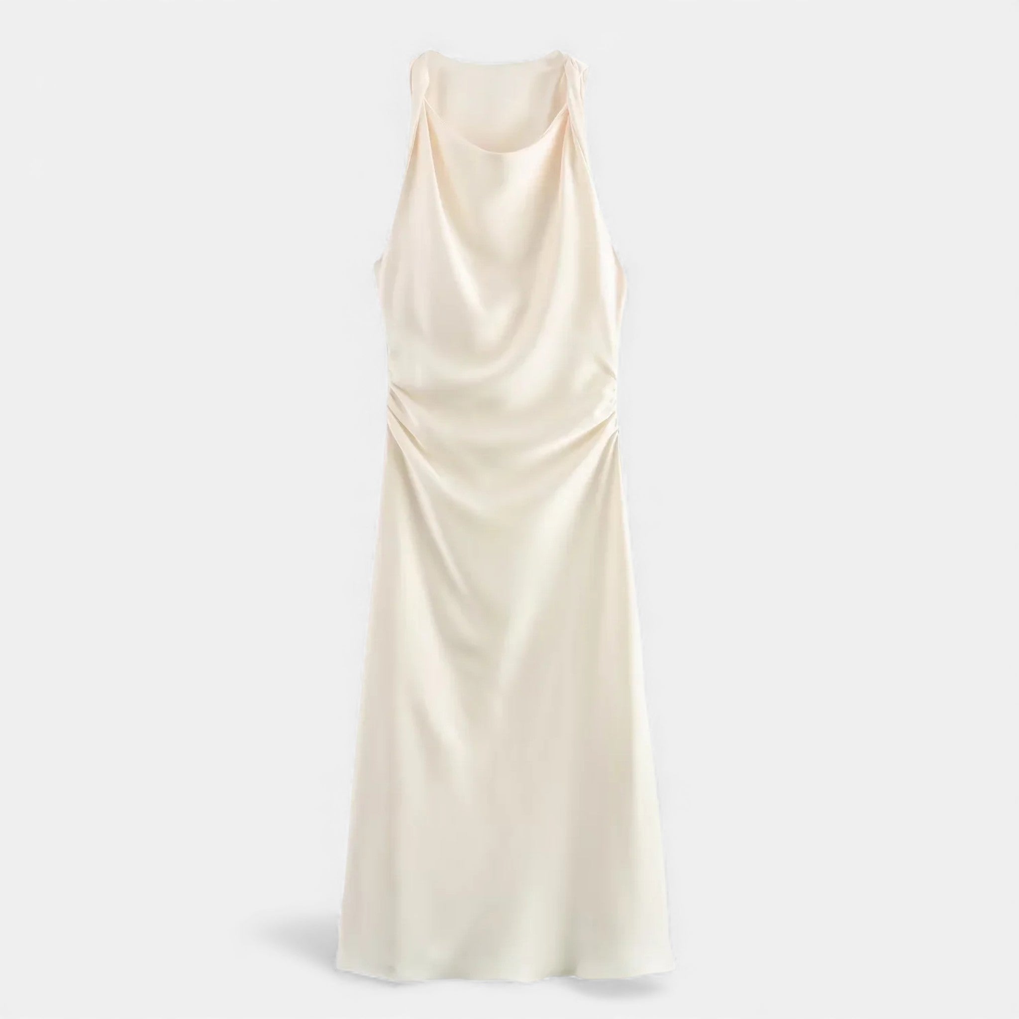 Maison Dresson | Women’s Satin Slip Midi Dress