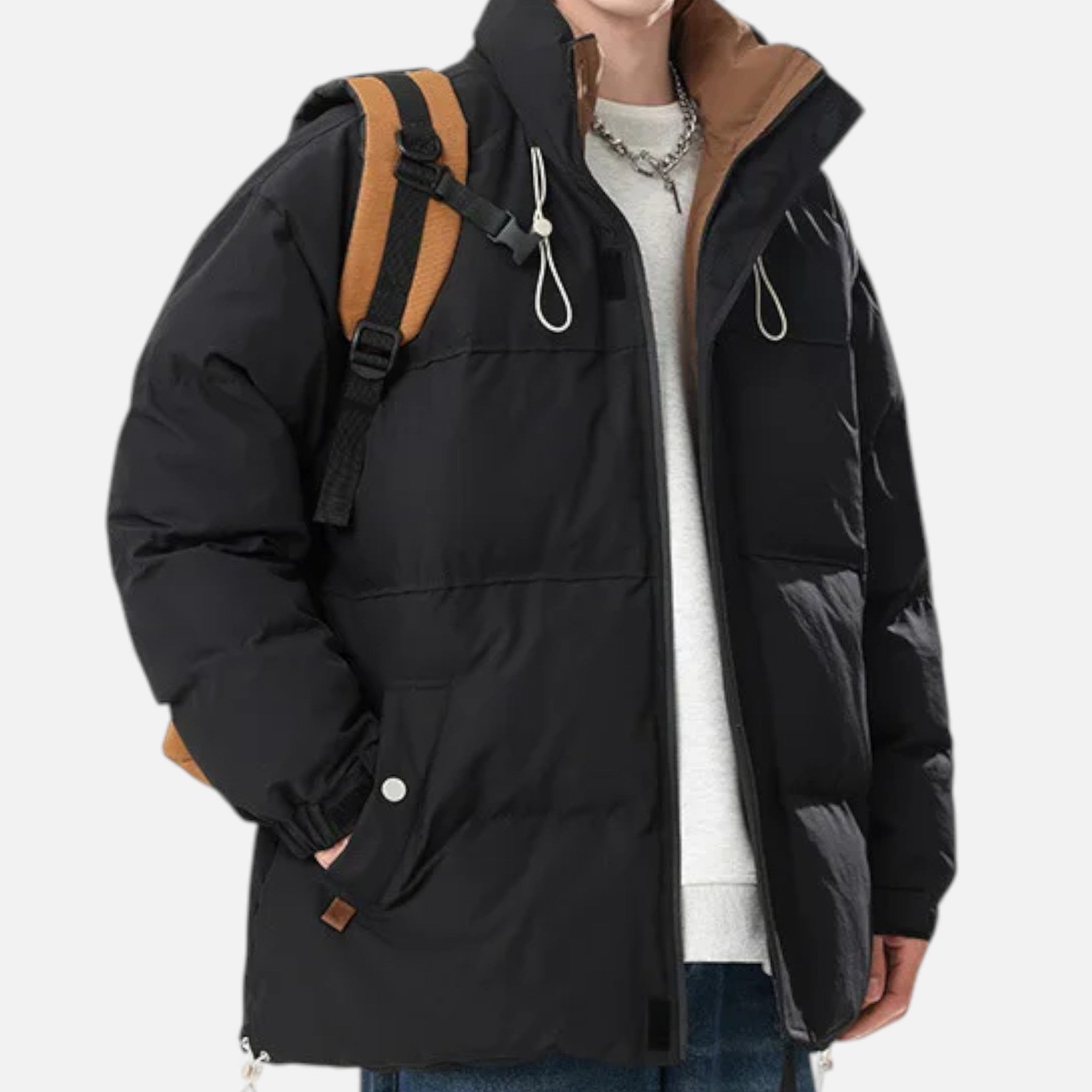 Maison Dresson | Men’s Oversized Windproof Jacket with Stand Collar