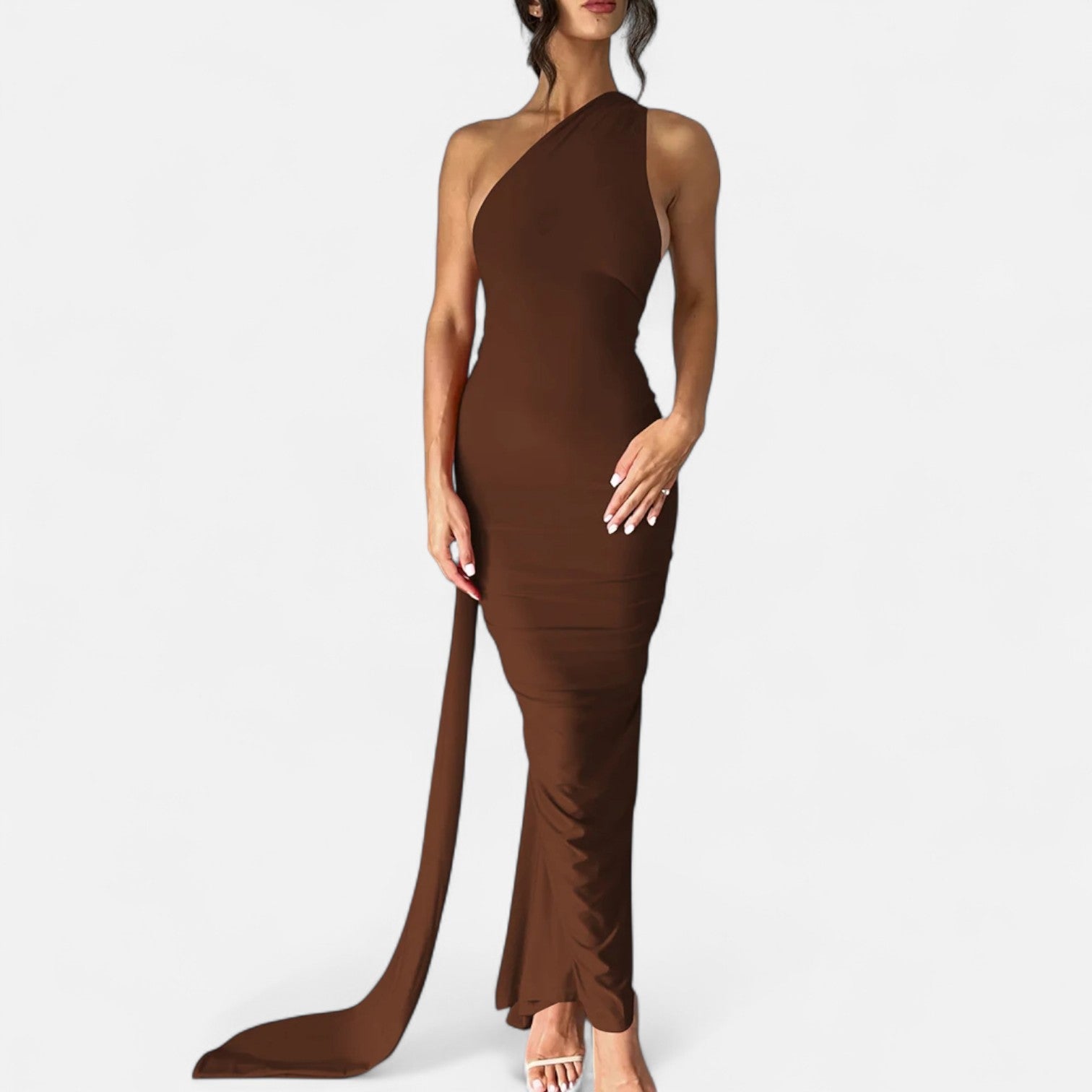Maison Dresson | Women’s Backless Scarf-Tie Evening Dress