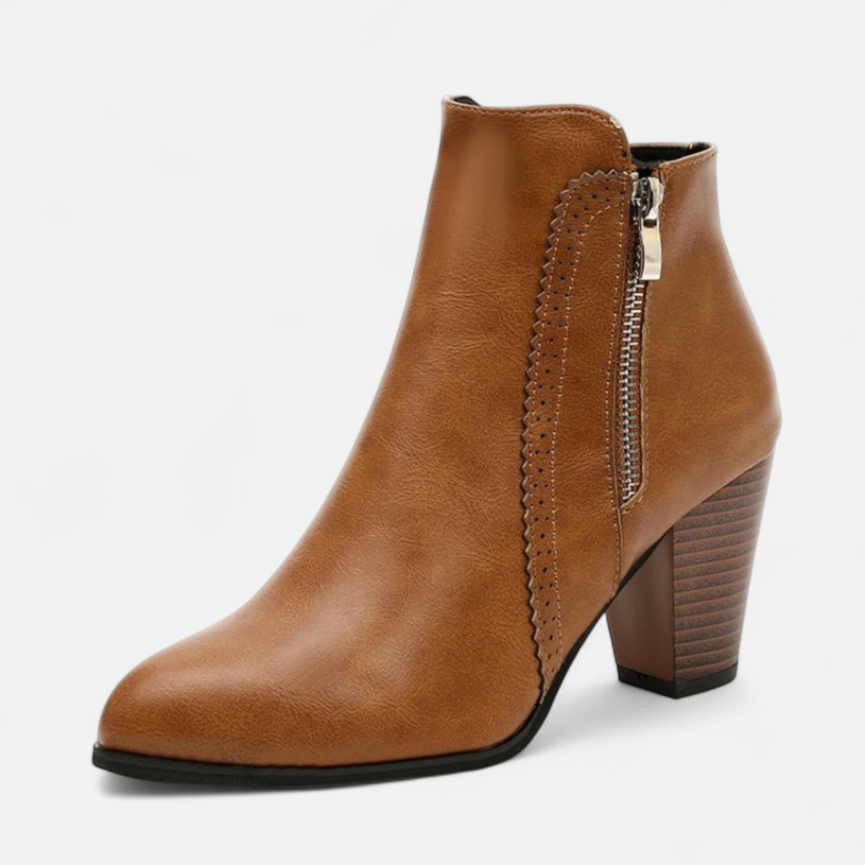 Maison Dresson | Women’s Retro Zip-Heel Boots