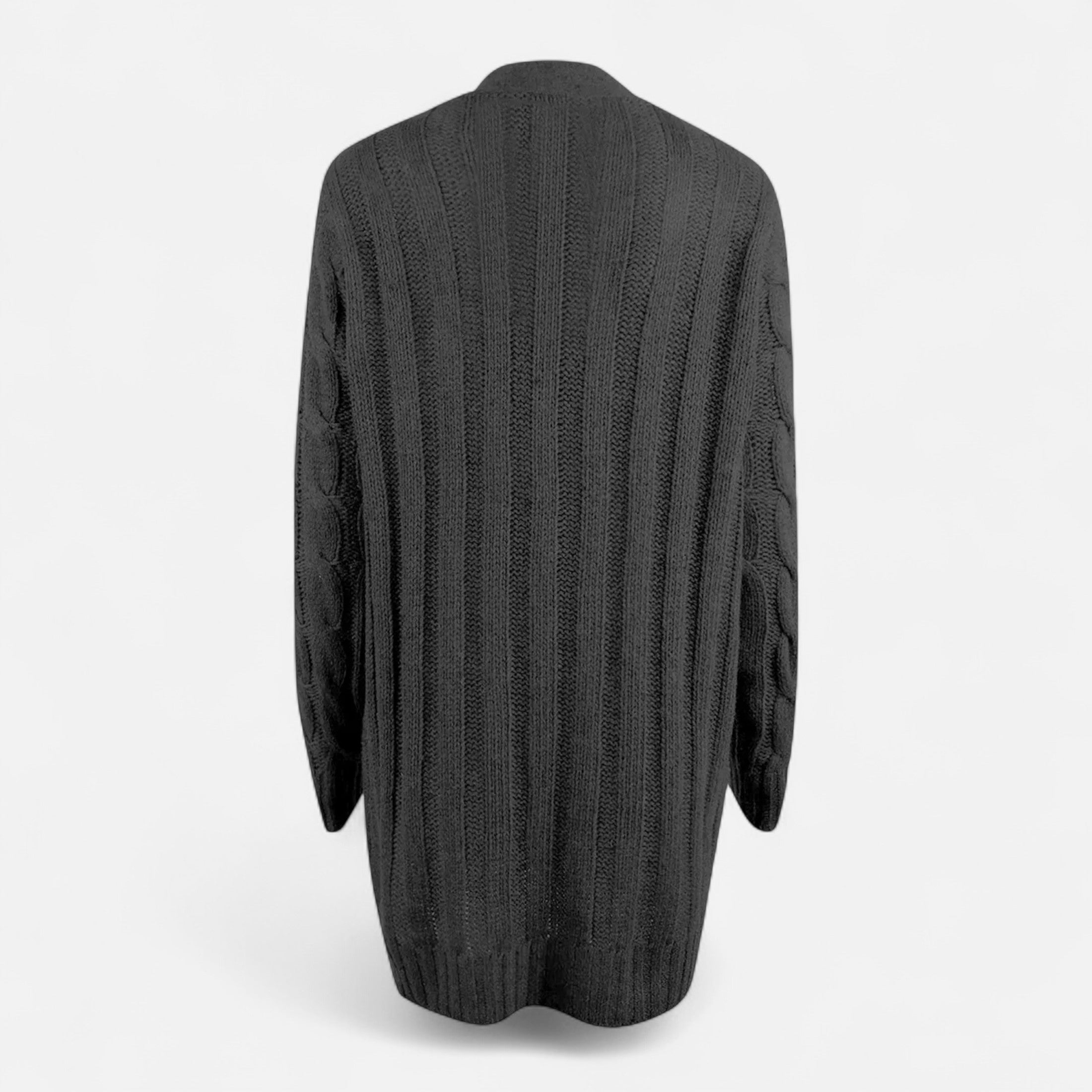 Maison Dresson | Women’s Long Knit Cardigan Vest – Autumn Elegance