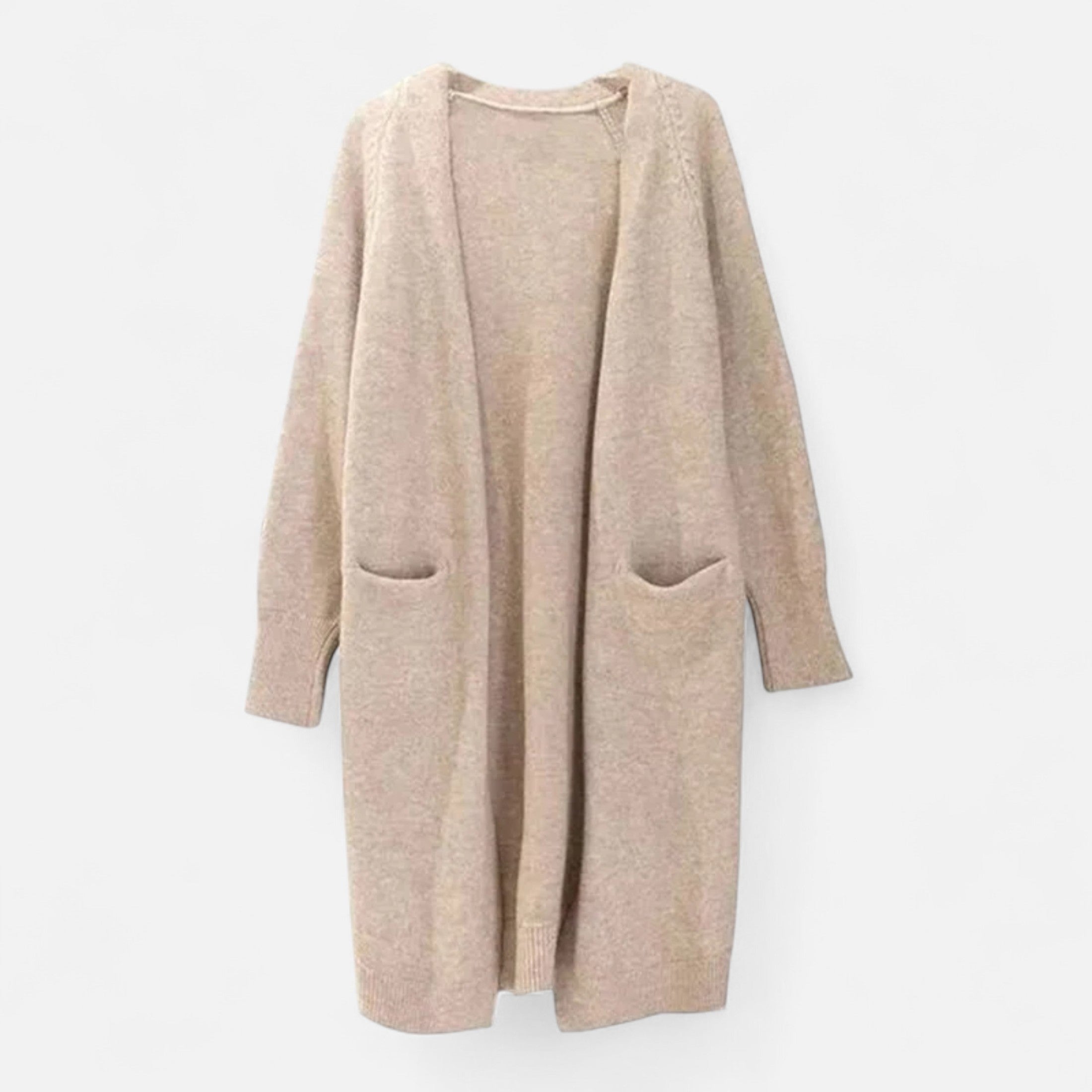 Maison Dresson | Women’s Thick Knit Cardigan – V-Neck Autumn Warmth