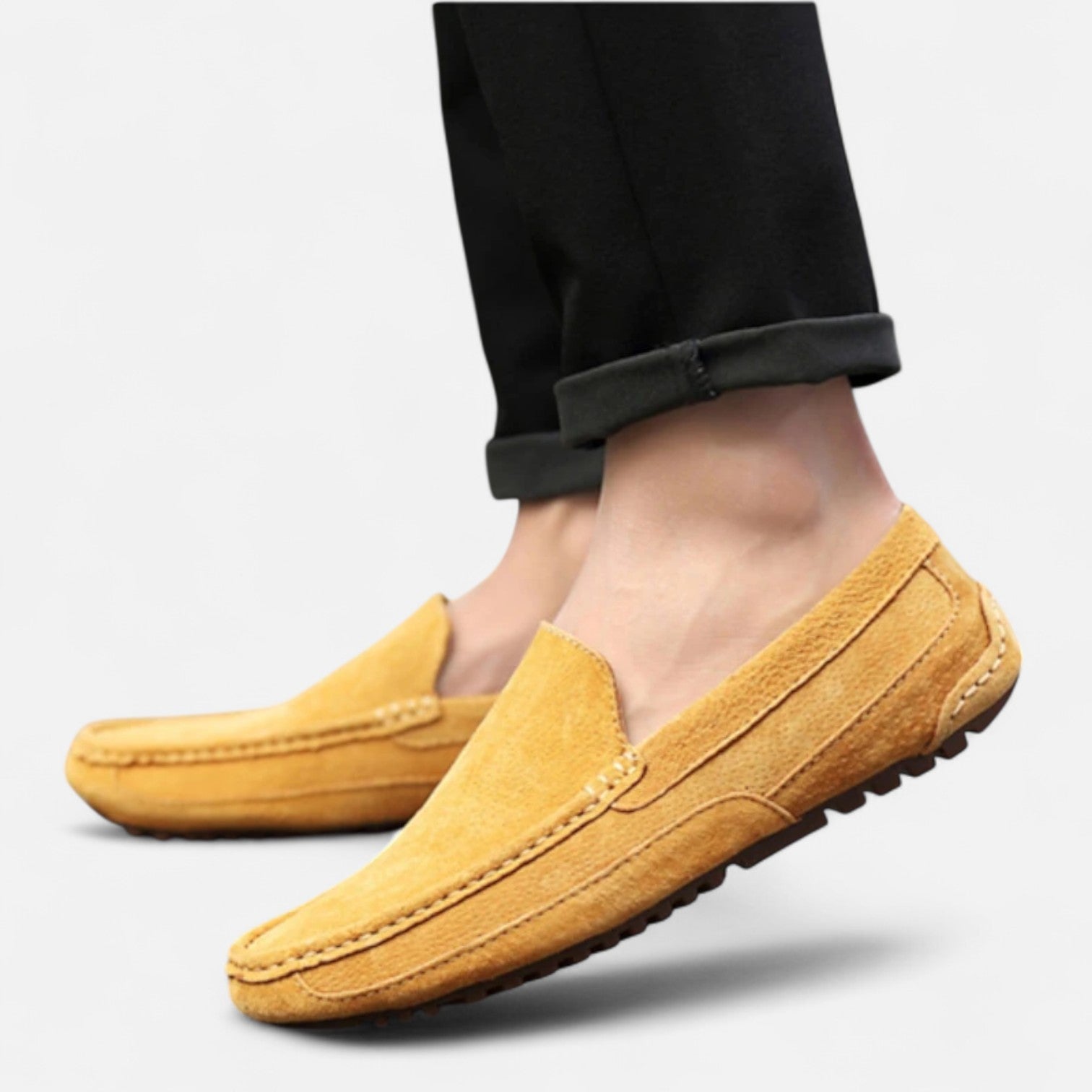 Maison Dresson | Men’s Suede Loafers – Soft Finish, Timeless Slip-On Craftsmanship