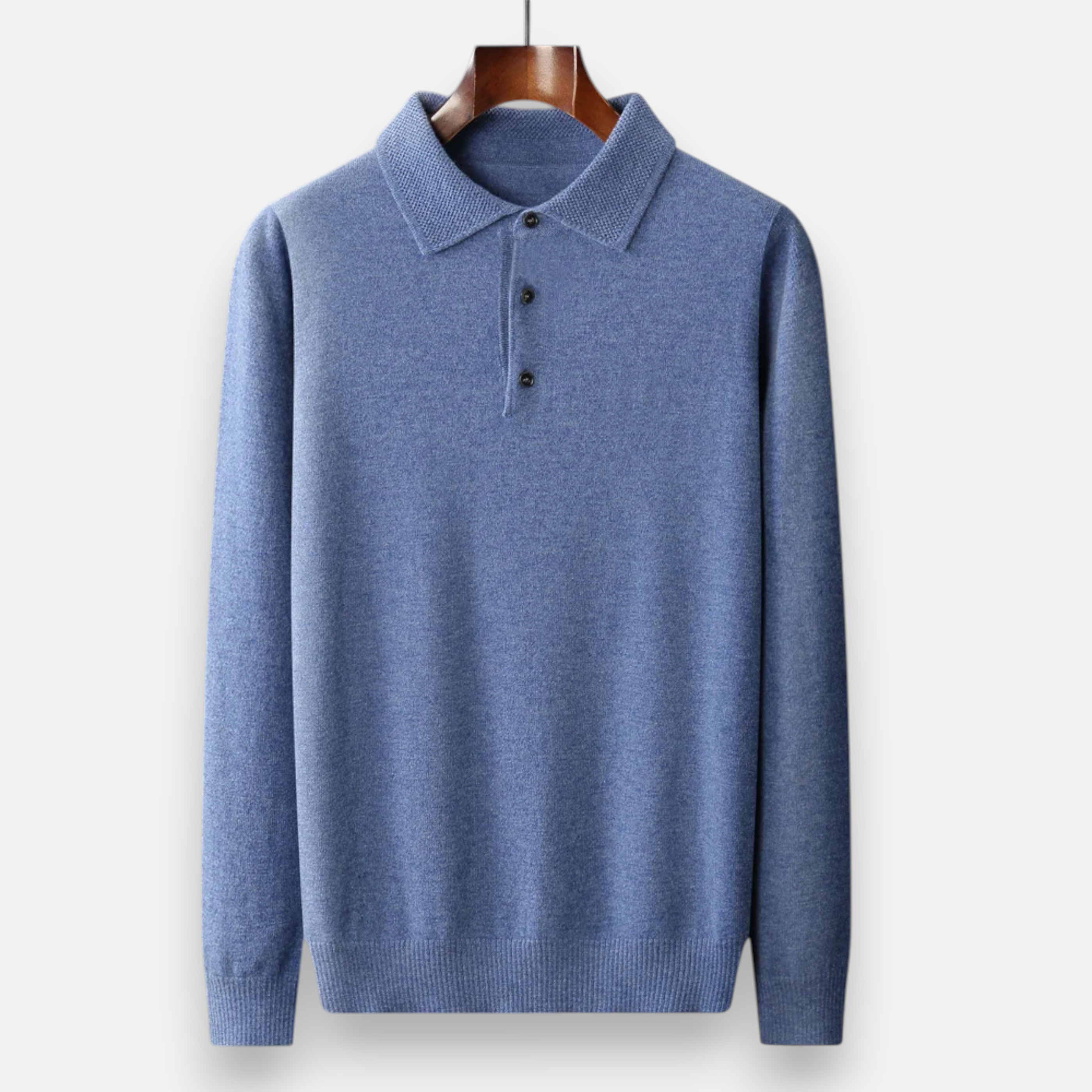 Maison Dresson | Men’s Merino Wool Polo Sweater
