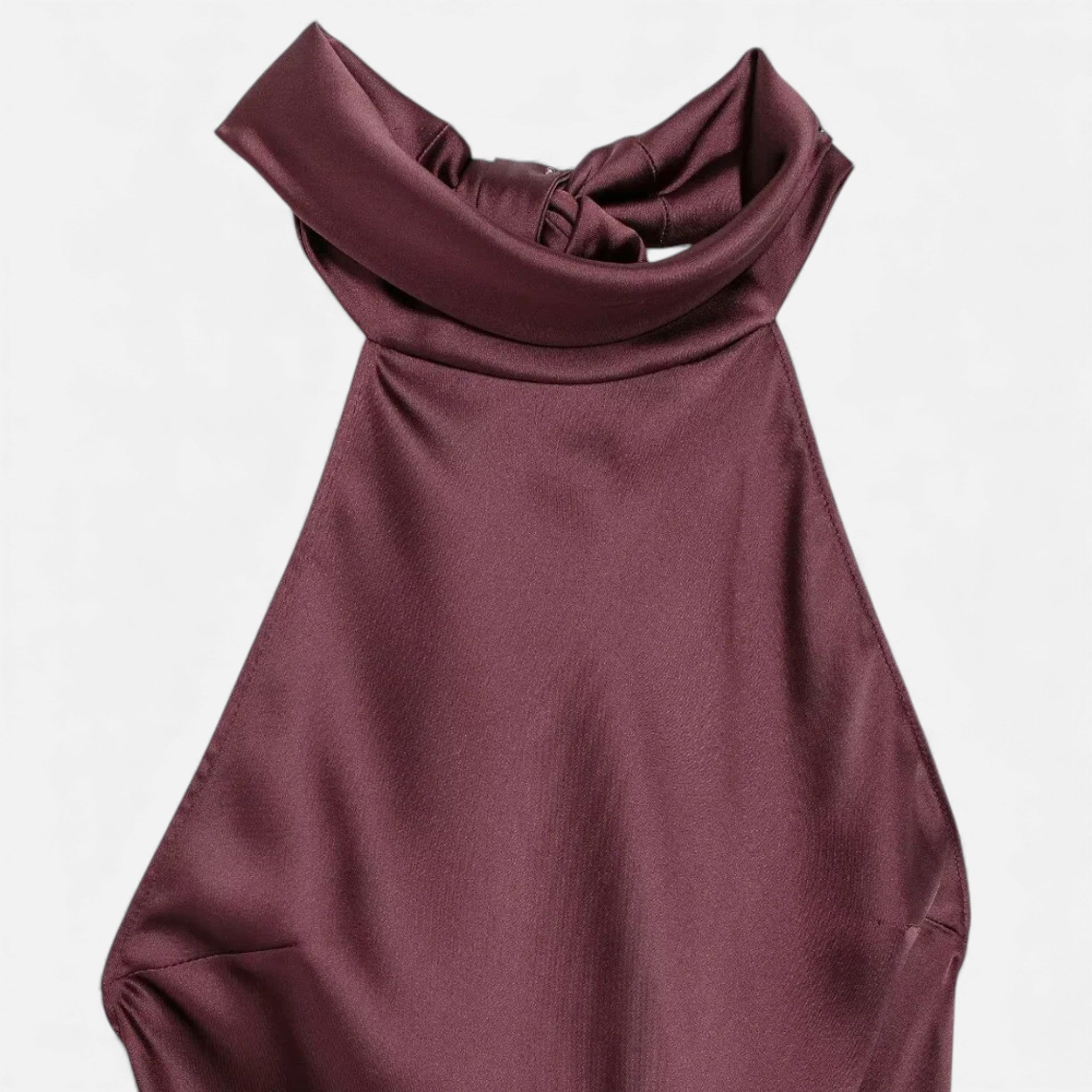 Maison Dresson | Women’s Backless Satin Long Dress