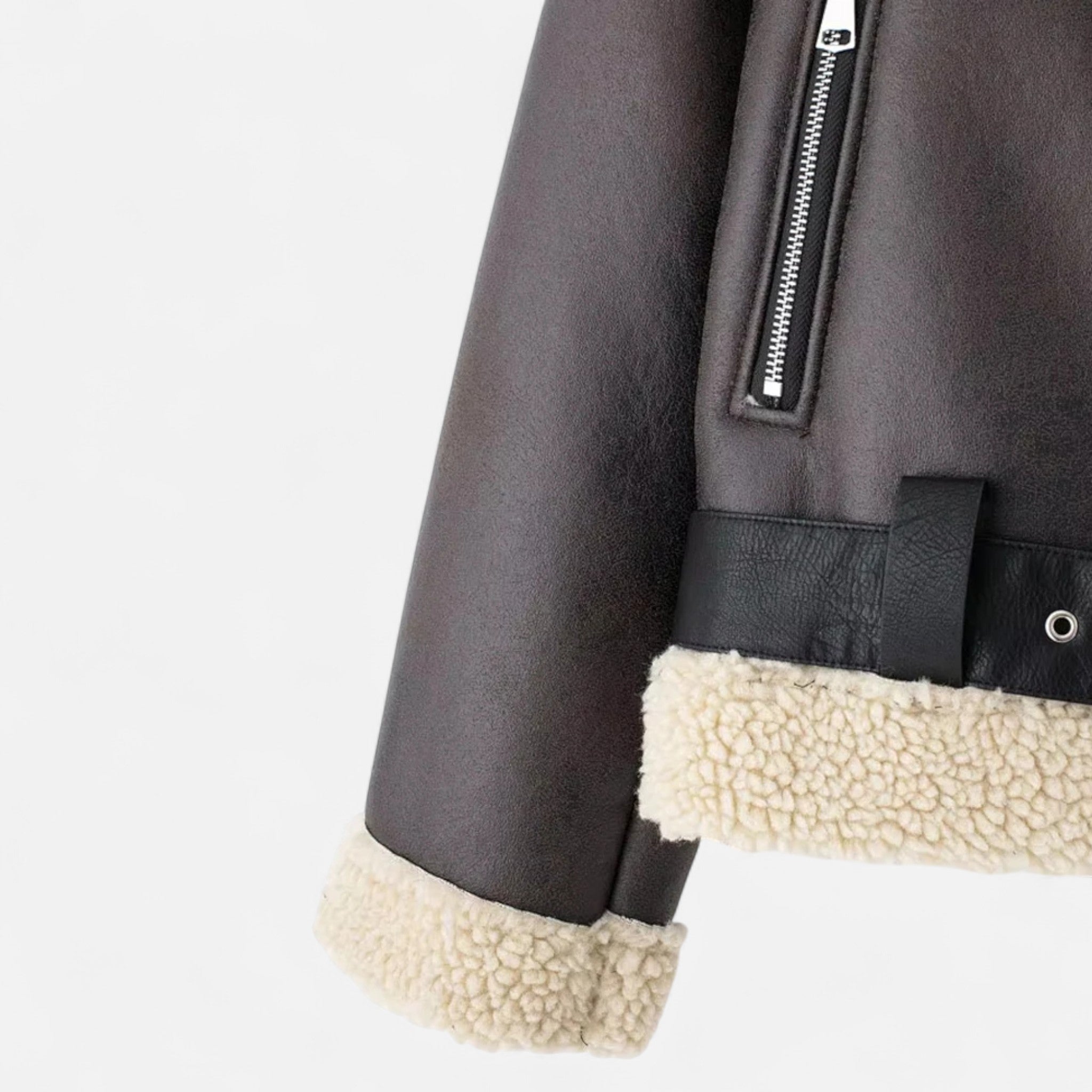 Maison Dresson | Women’s Autumn Belted Leather Jacket