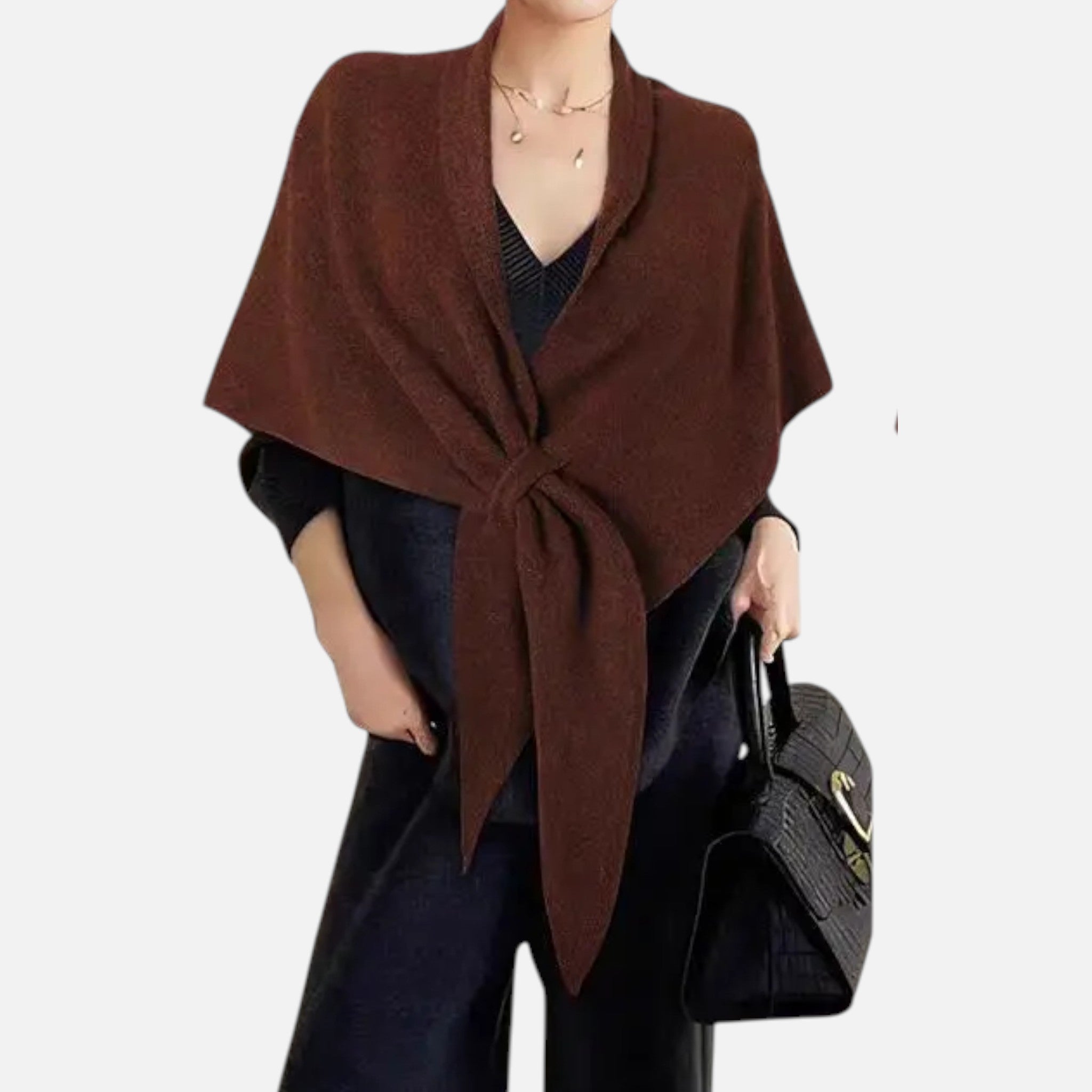 Maison Dresson | Women’s Oversized Wool-Blend Triangle Shawl Scarf