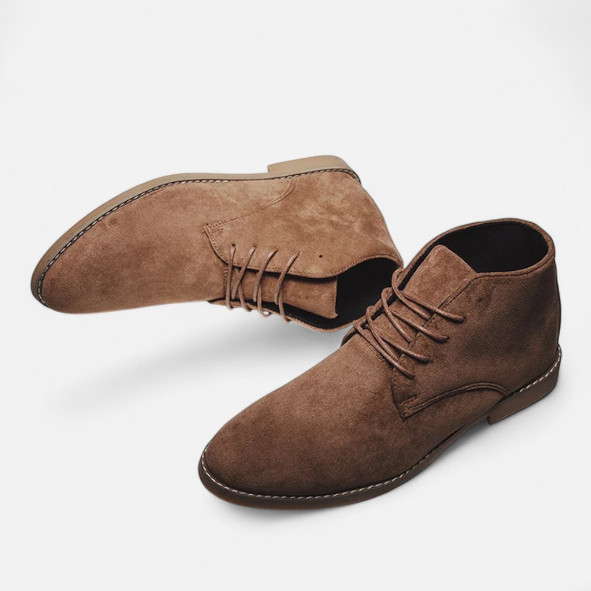 Maison Dresson | Men’s Suede Chelsea Boots — Khaki Heritage