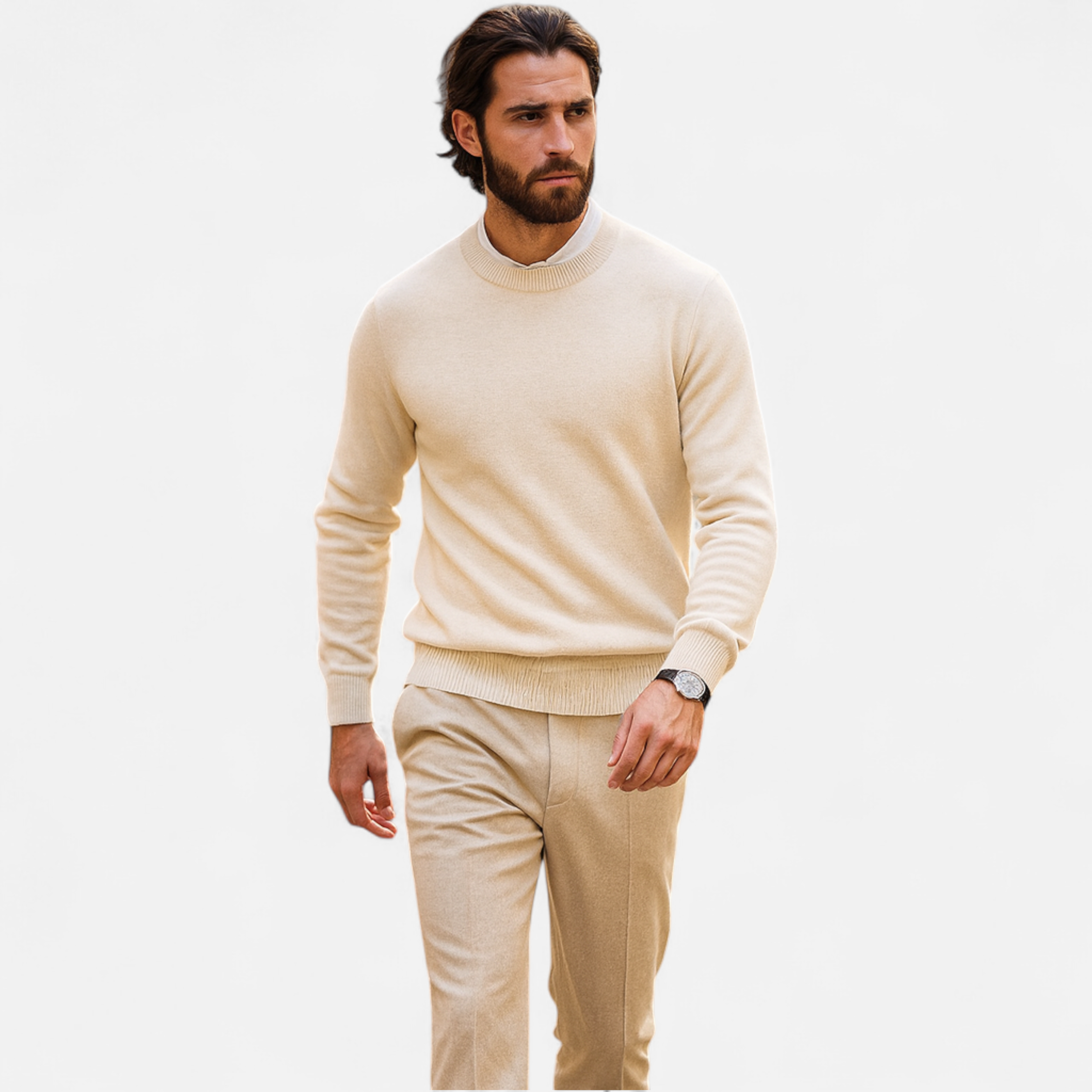 Maison Dresson | Men’s Loose-Fit Cashmere Wool Jumper