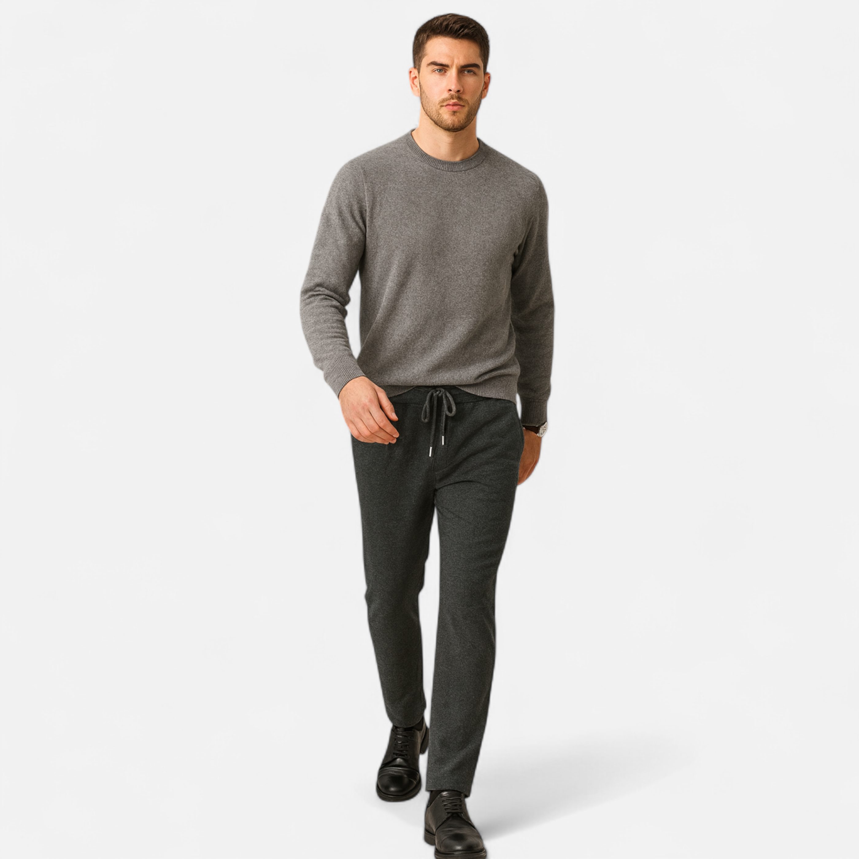 Maison Dresson | Men’s Merino Wool Knitted Trousers